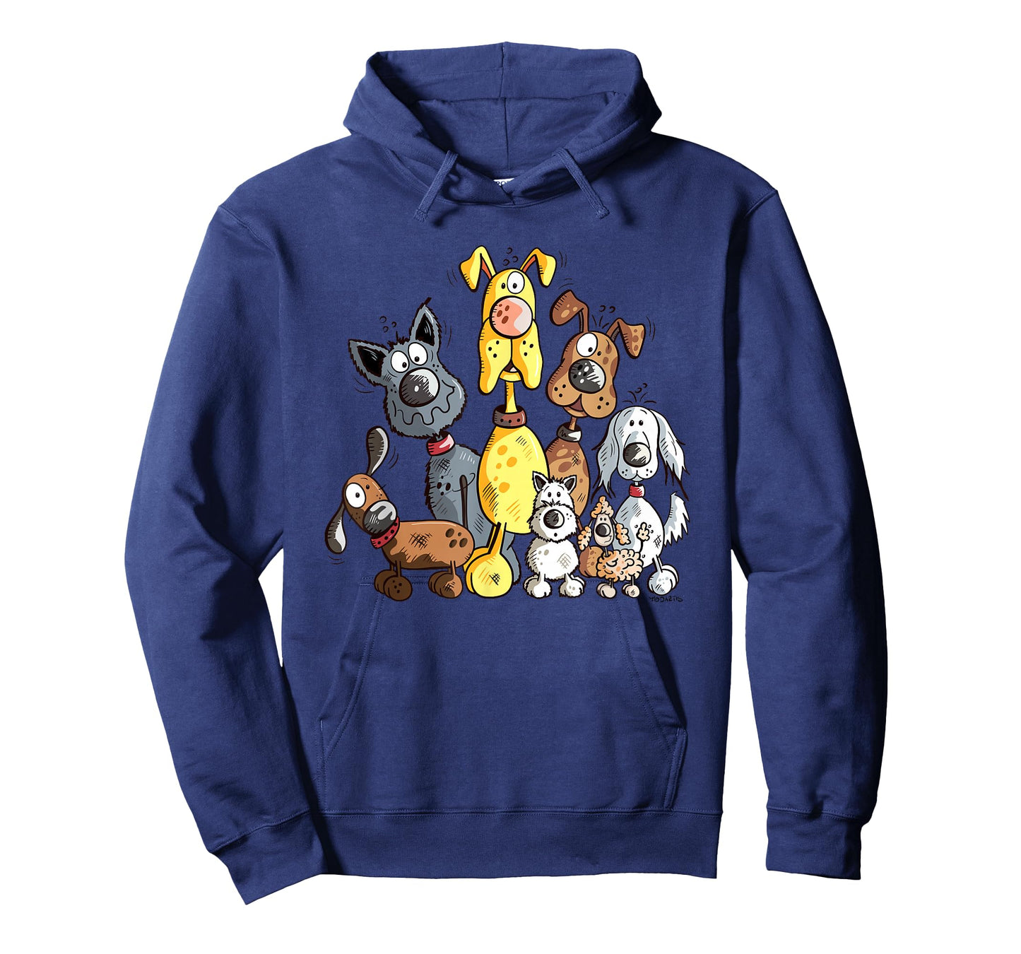 Colourful Dog Pile I Dog Team Dog Family Dog Friend T-Shirt