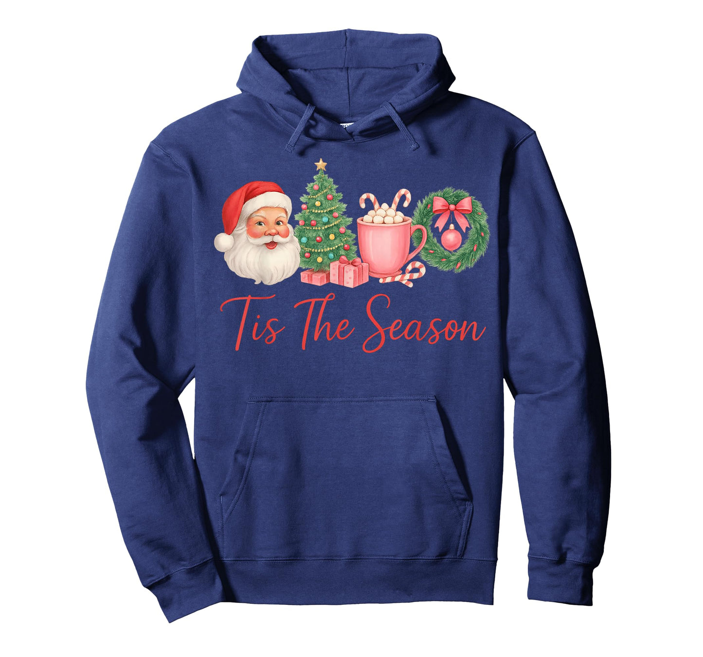 Funny Tis The Season Christmas Tree Santa Funny Sweet T-Shirt