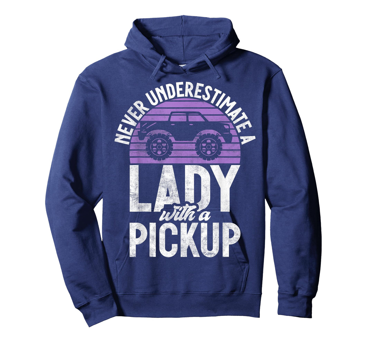 Never underestimate a Lady with a Pickup Truck T-Shirt