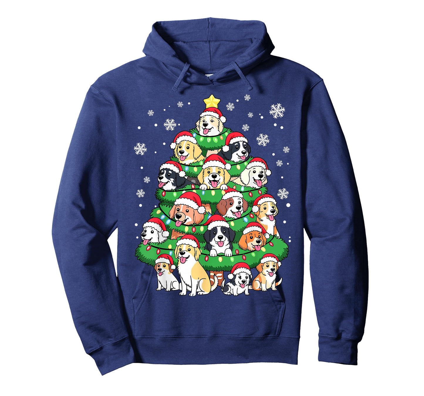 Christmas Puppy Tree Xmas Dog T-Shirt