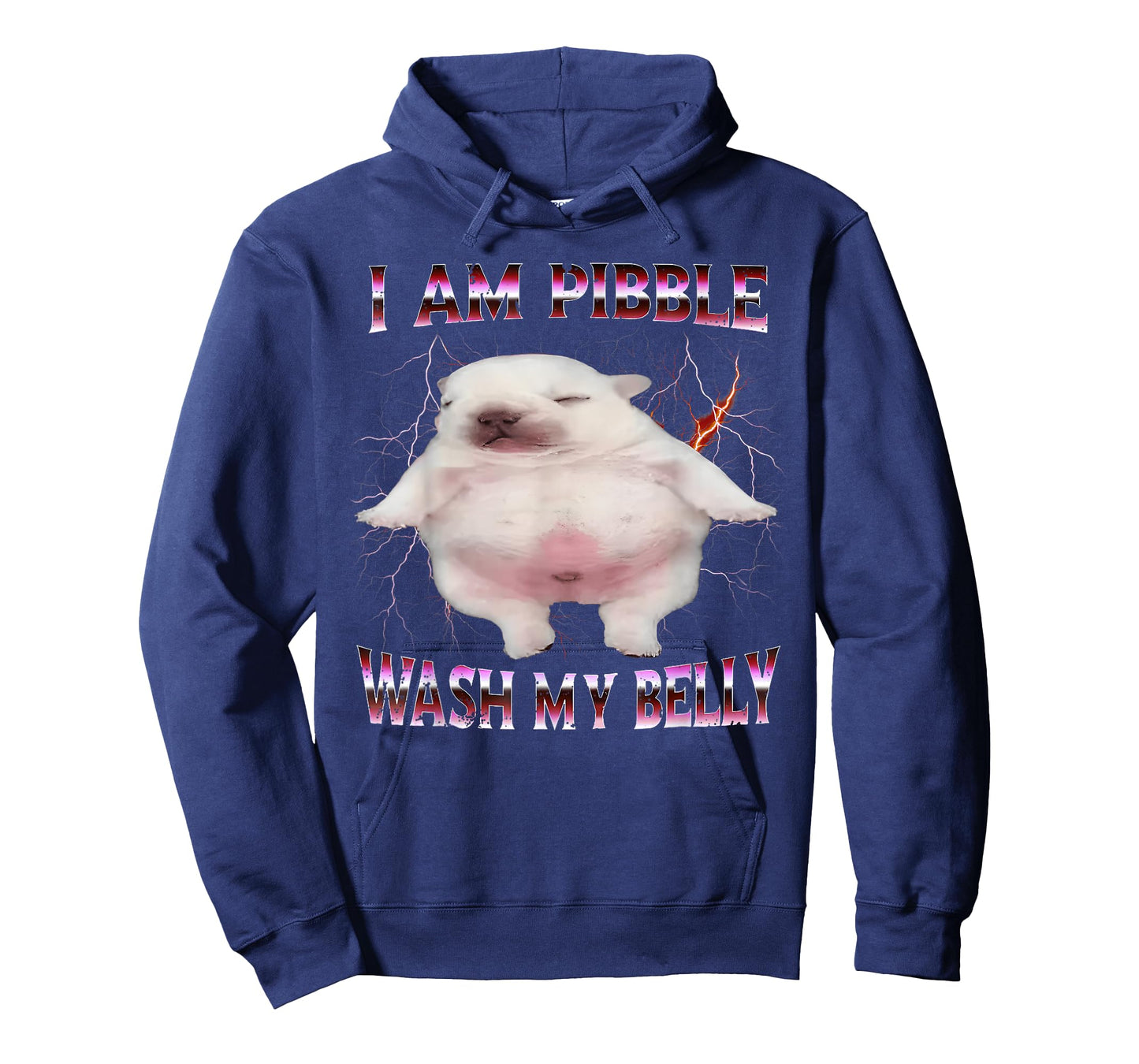 I Am Pibble Wash My Belly Funny Dog Meme T-Shirt