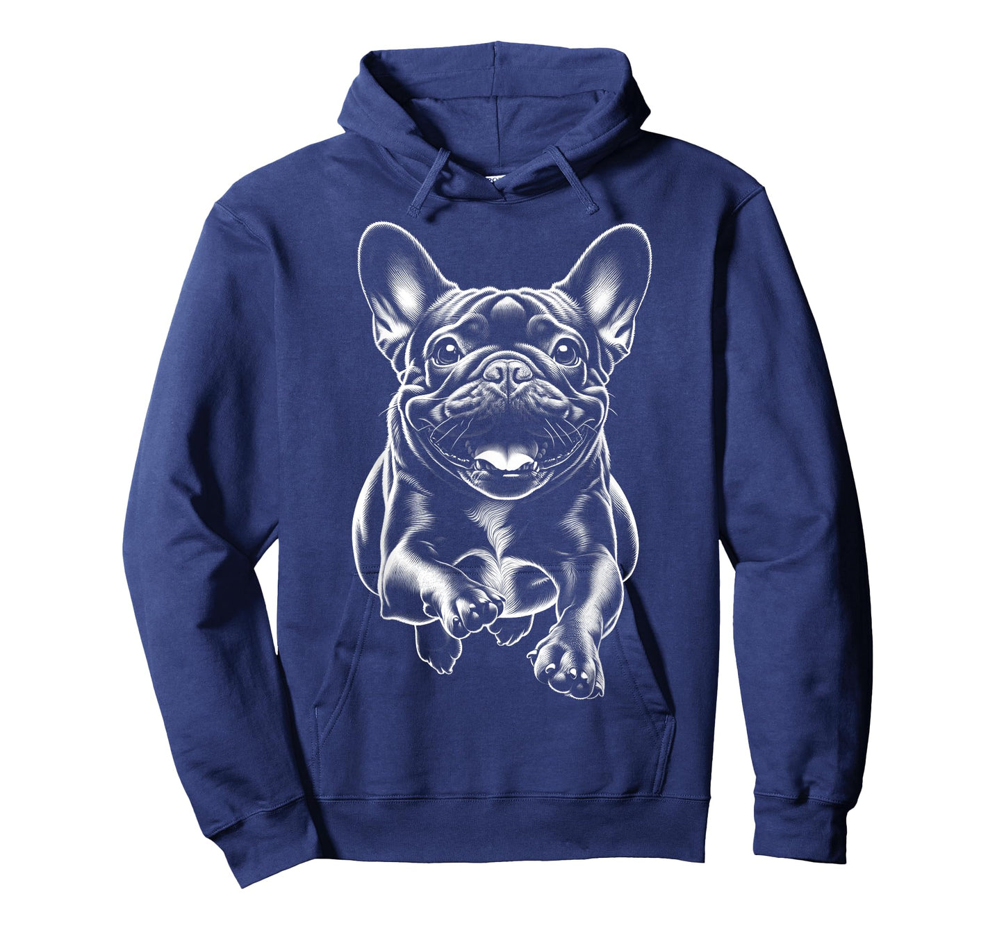 Cute French Bulldog in the Run as a Cool Portrait T-Shirt