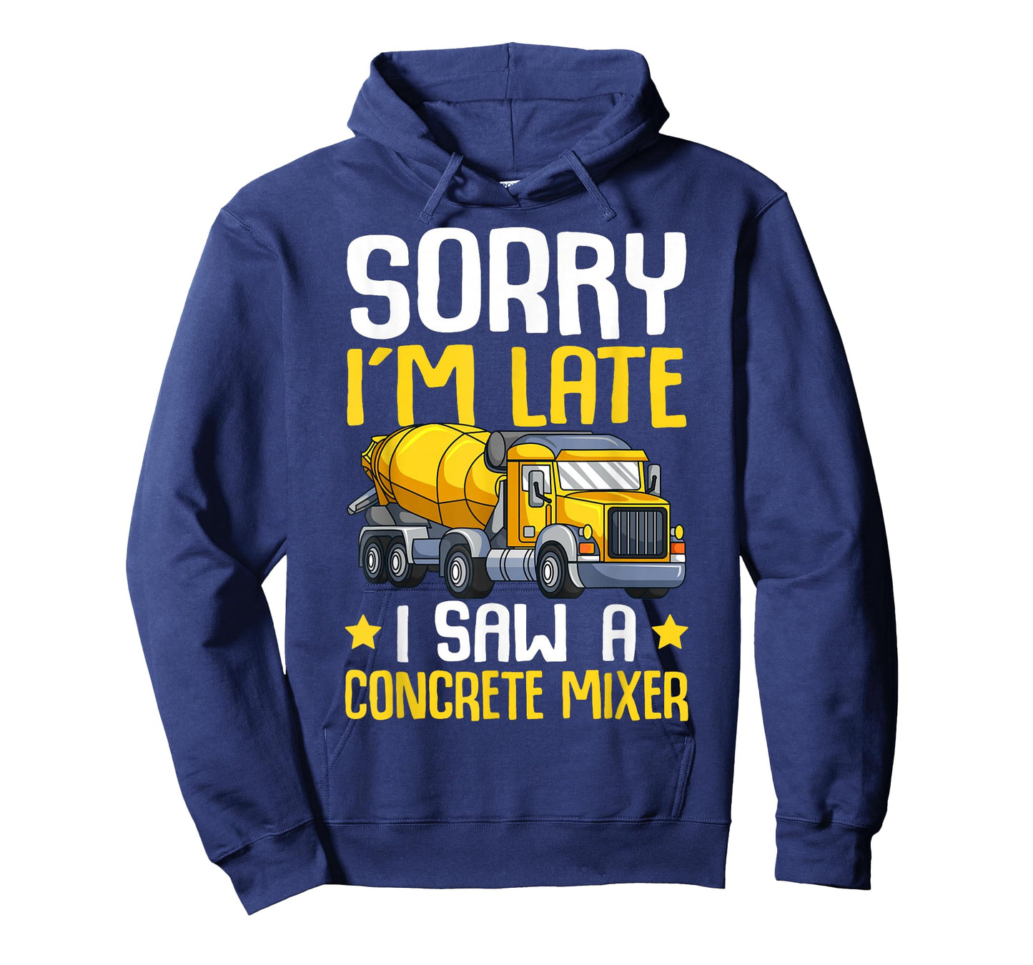 Sorry I'm Late I Saw A Concrete Mixer Cement Truck Kids Boys T-Shirt