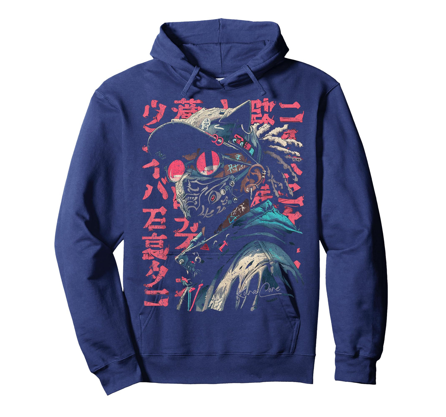 Japanese Streetwear Afro Cyberpunk Y2K Techwear Manga Anime T-Shirt