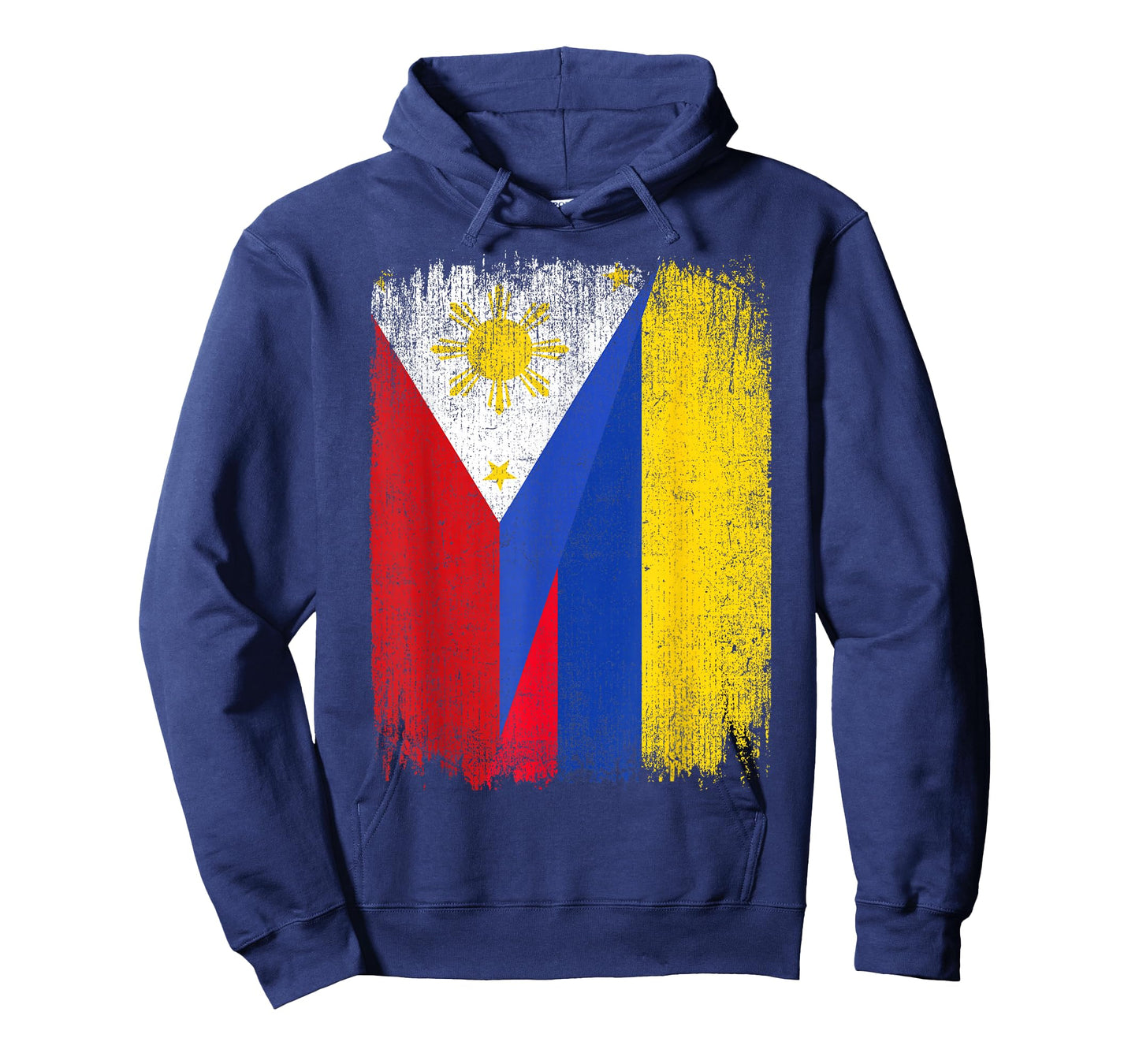Half Philippines Colombia Flag Filipino Colombian Roots T-Shirt