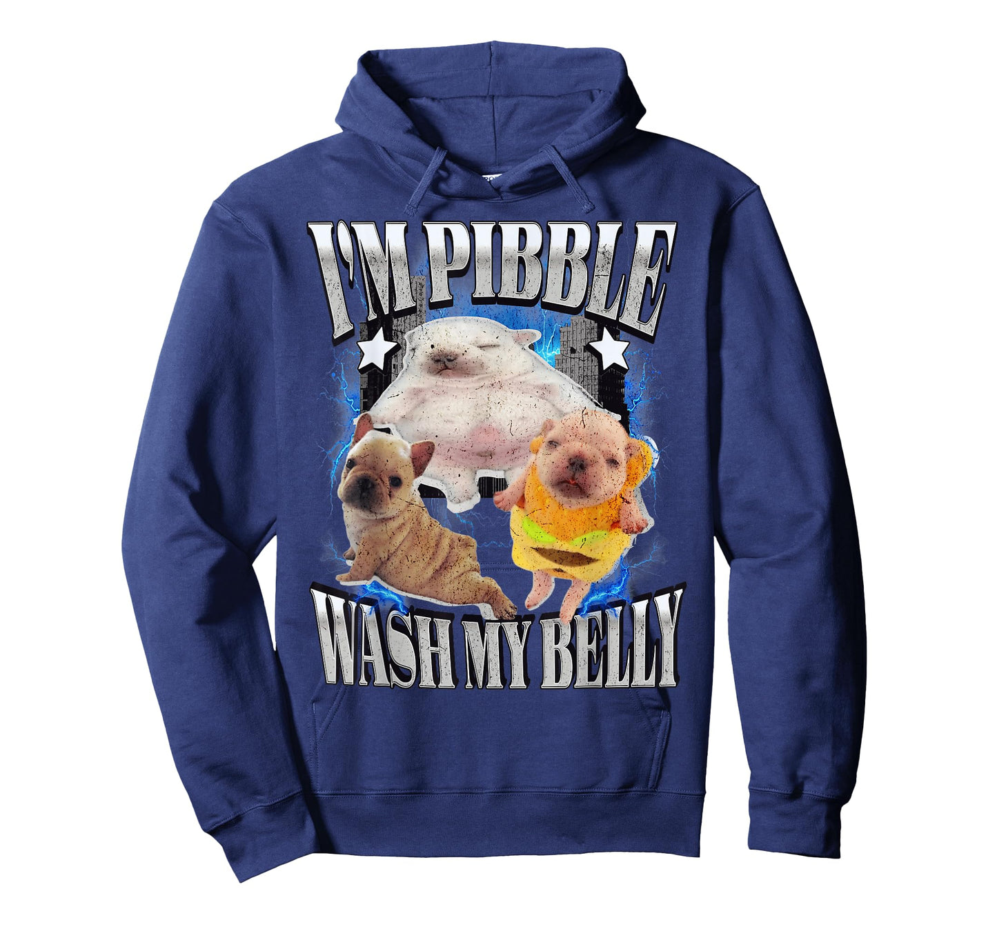 Silly Meme pibble Meme wash My Belly Clean My Belly Meme T-Shirt
