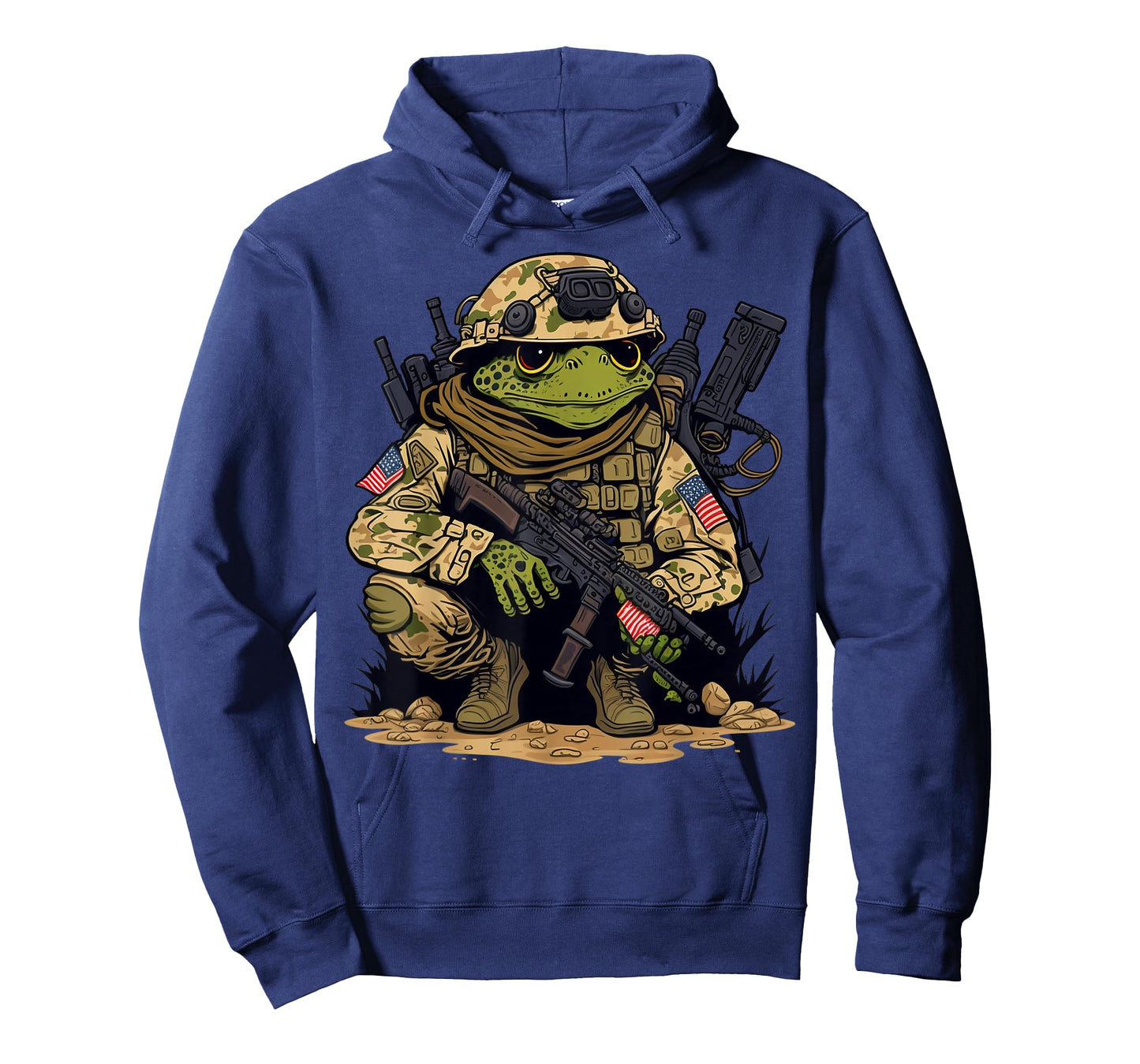 Soldier Frog Army Military Frog T-Shirt