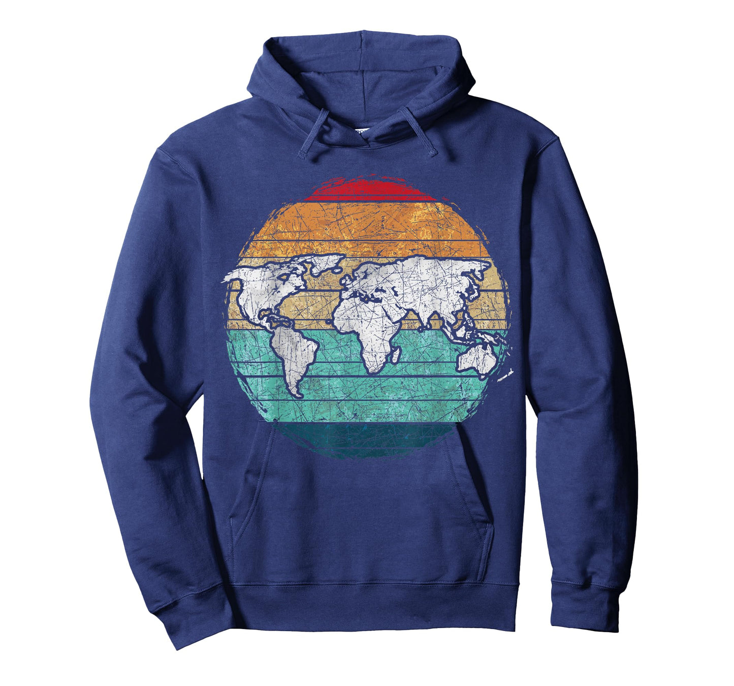Retro World Map T-Shirt