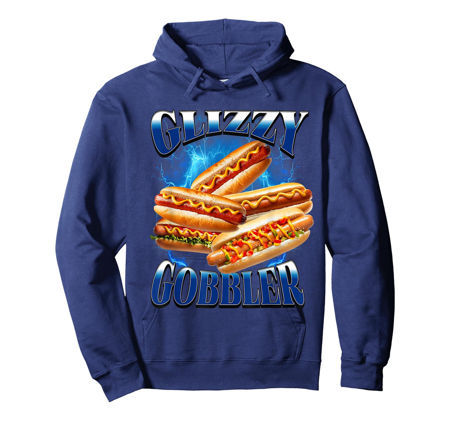 Glizzy Gobbler Funny Hot Dog Bootleg Meme Quote T-Shirt