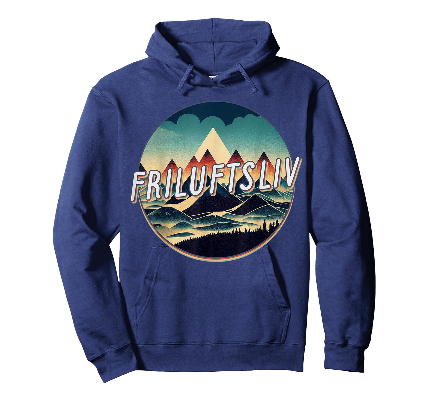 Retro Vintage Friluftsliv Love Outdoors Norwegian T-Shirt