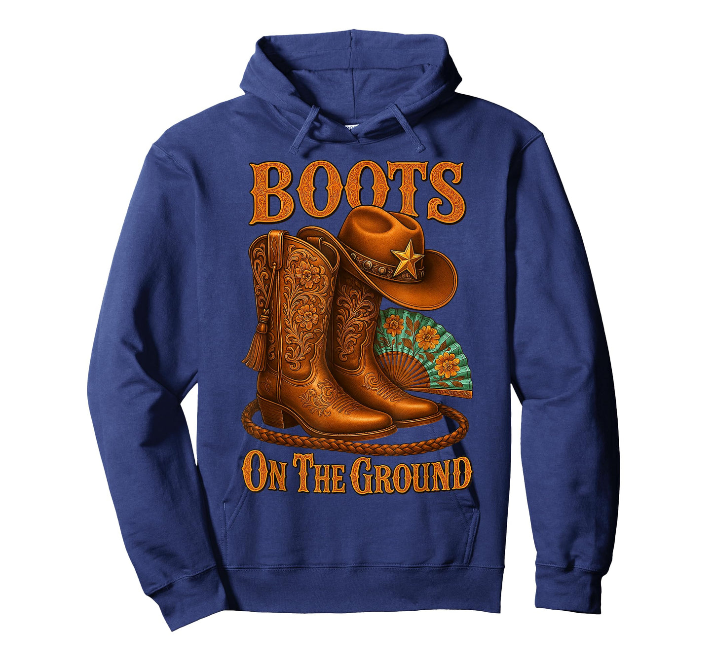 Cowgirl Rodeo Western Style Boots On The Ground Linedance T-Shirt