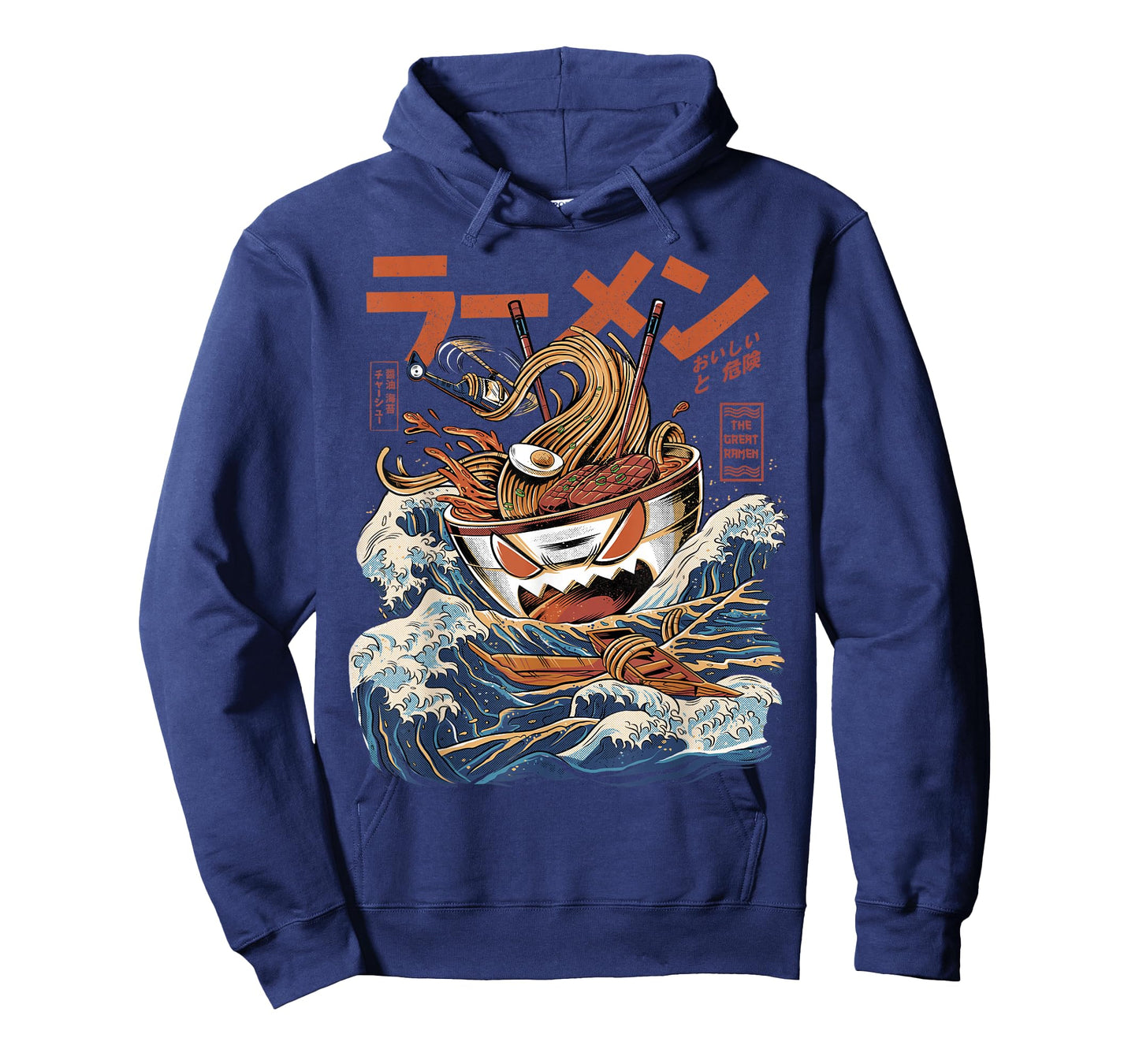 Great Ramen of Kanagawa Japanese Food Kaiju Kawaii Ramen T-Shirt