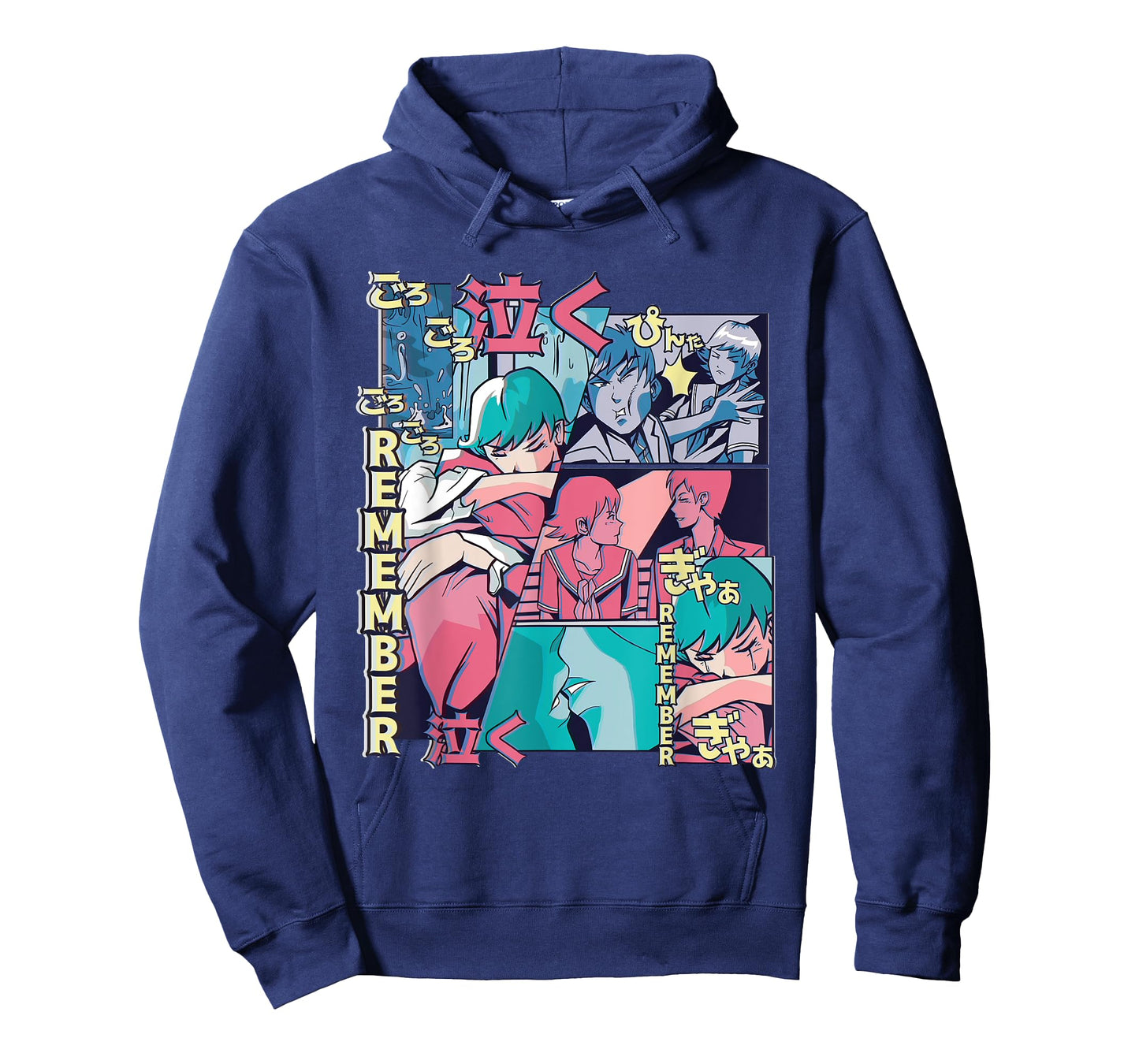 Anime Remember Sad Comic – Retro Emotional Art T-Shirt