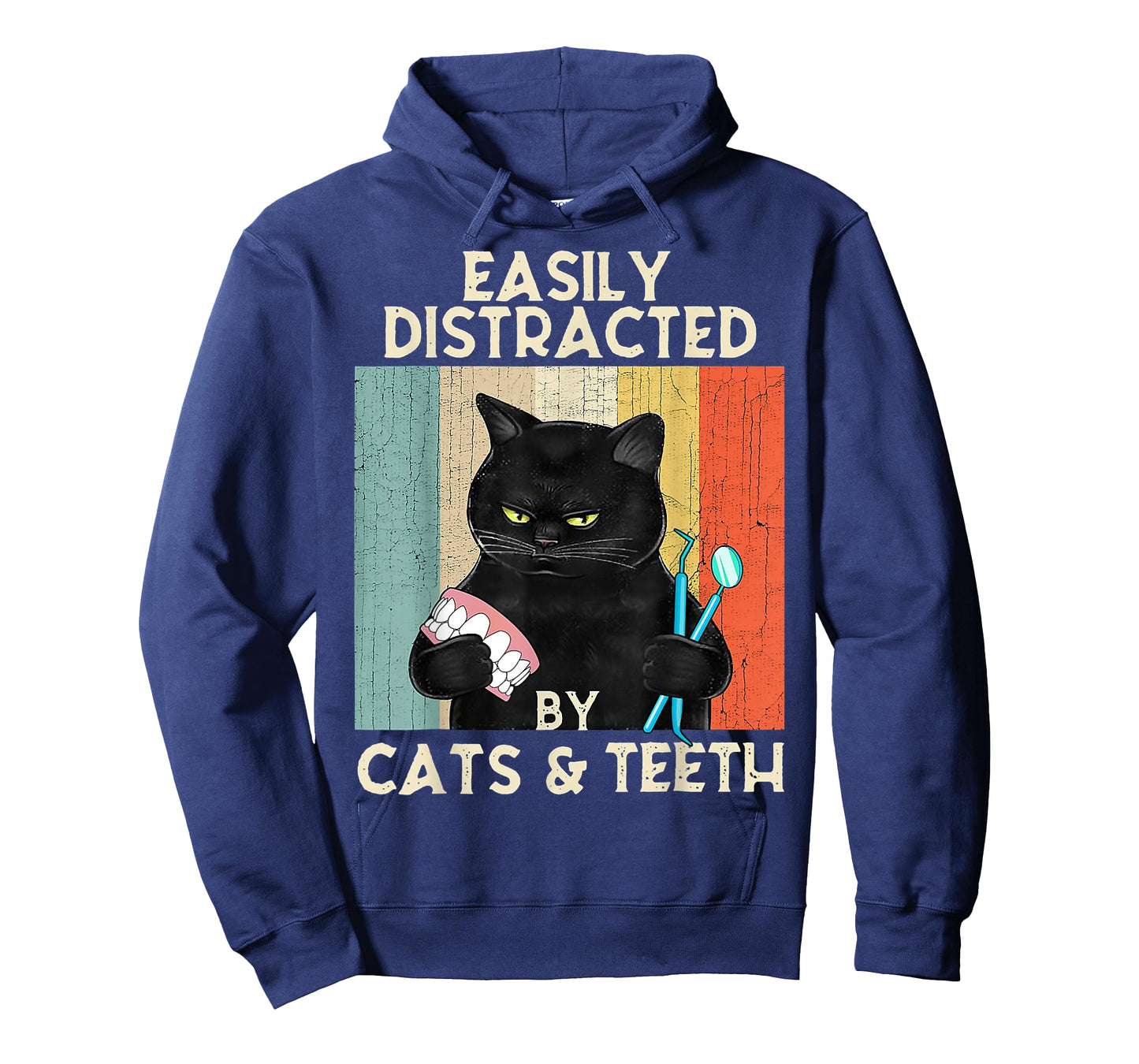 Easily Distracted By Cats and Teeth T-Shirt