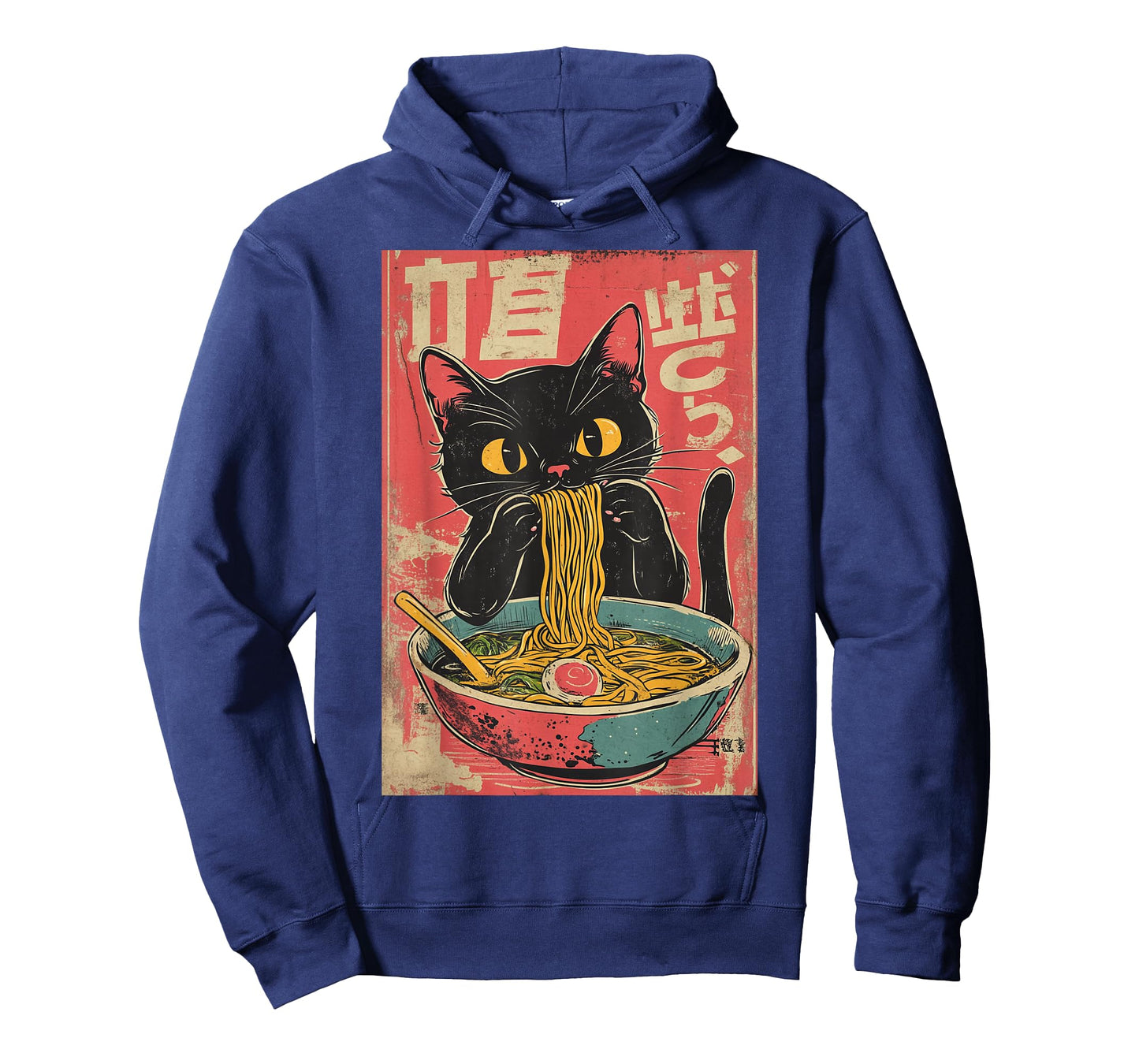 Cat Ramen Anime Japanese Funny Graphic Tees Kawaii T-Shirt