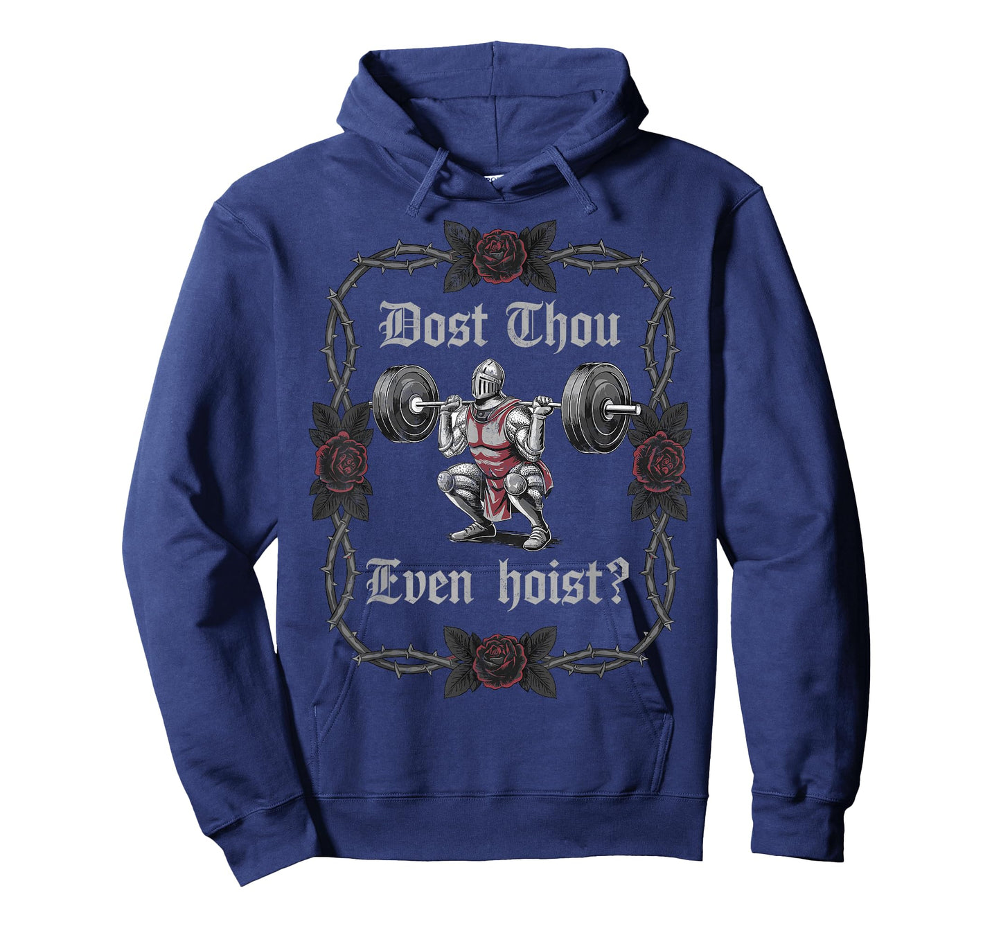 Dost Thou Even Hoist? Knight Weightlifter Workout Gym Gothic T-Shirt