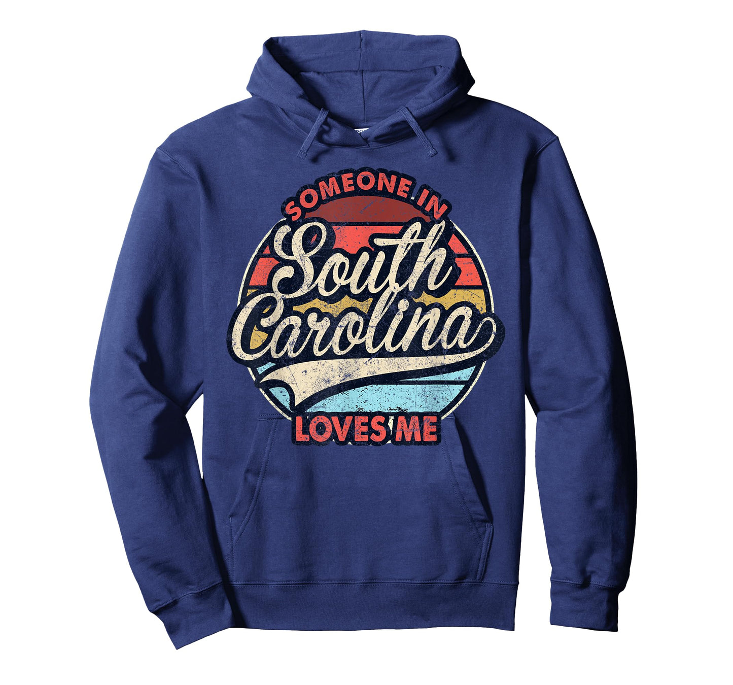 Someone In South Carolina Loves Me US State Cool Retro T-Shirt