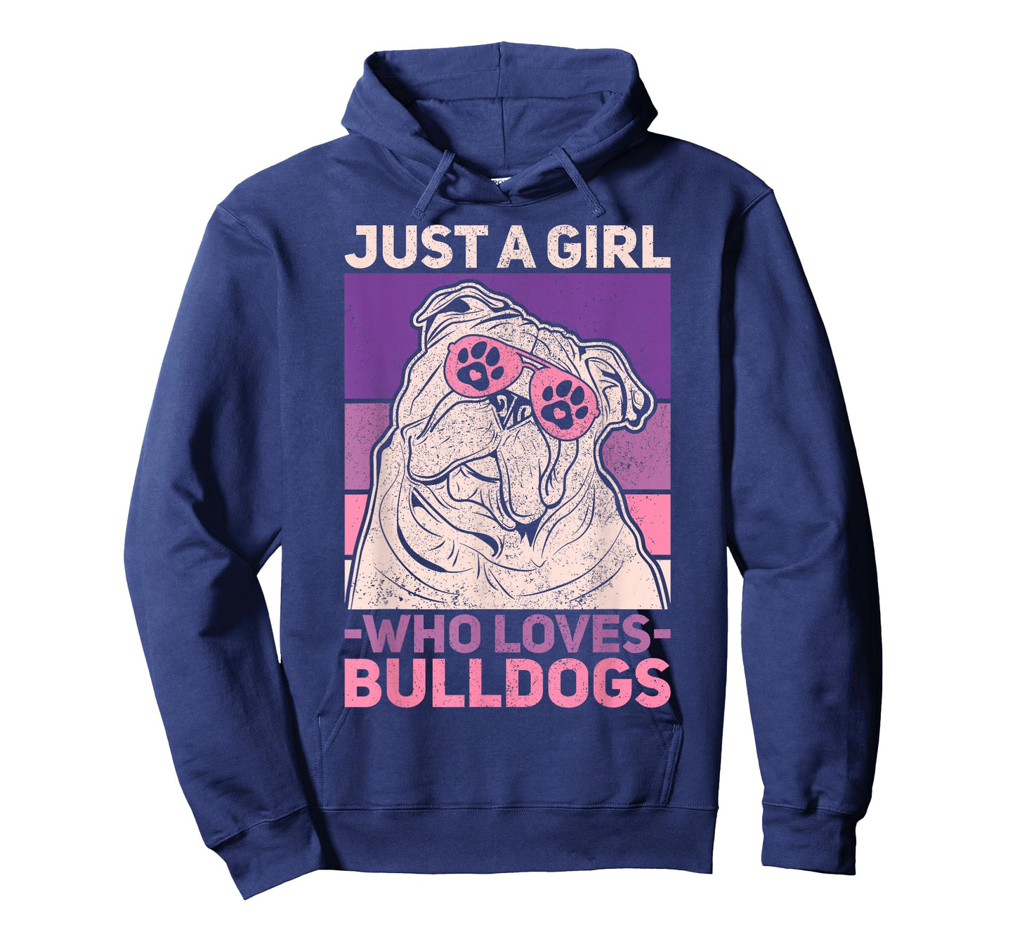 Dog Lover Owner Pet Animal Just A Girl Who Loves Bulldogs T-Shirt