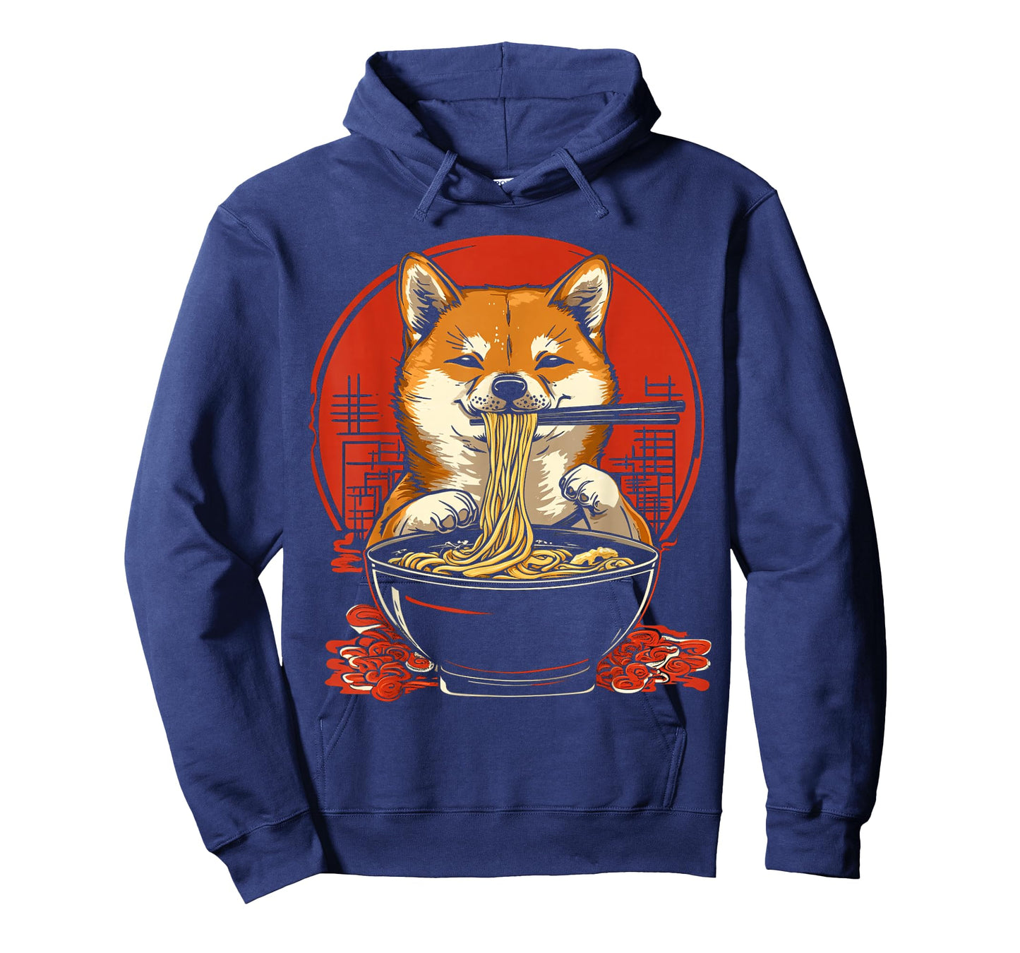 Dog Shiba Inu Eating Ramen T-Shirt