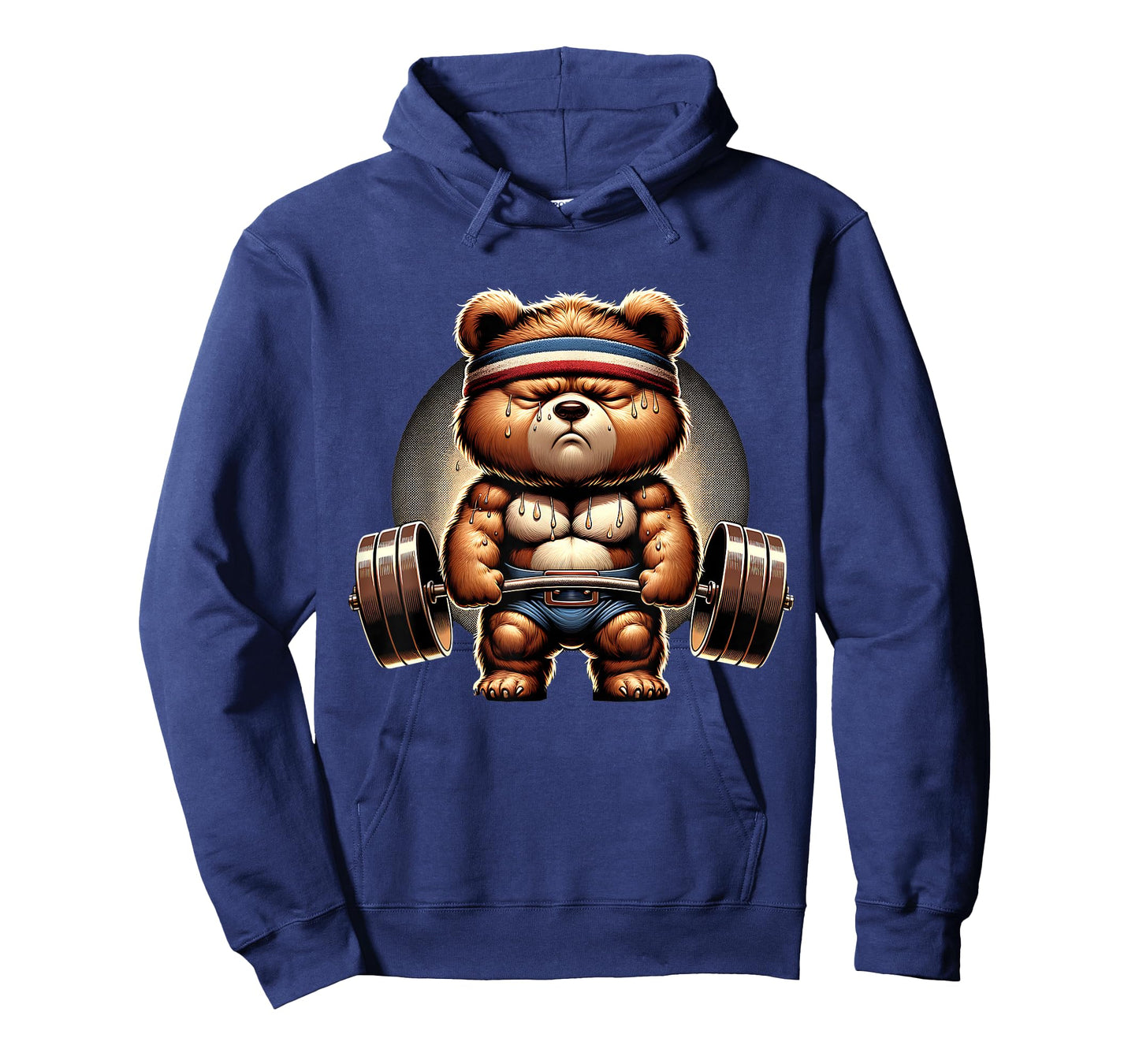 Bear Lifting Weights Workout Animal Gym Weightlifting T-Shirt