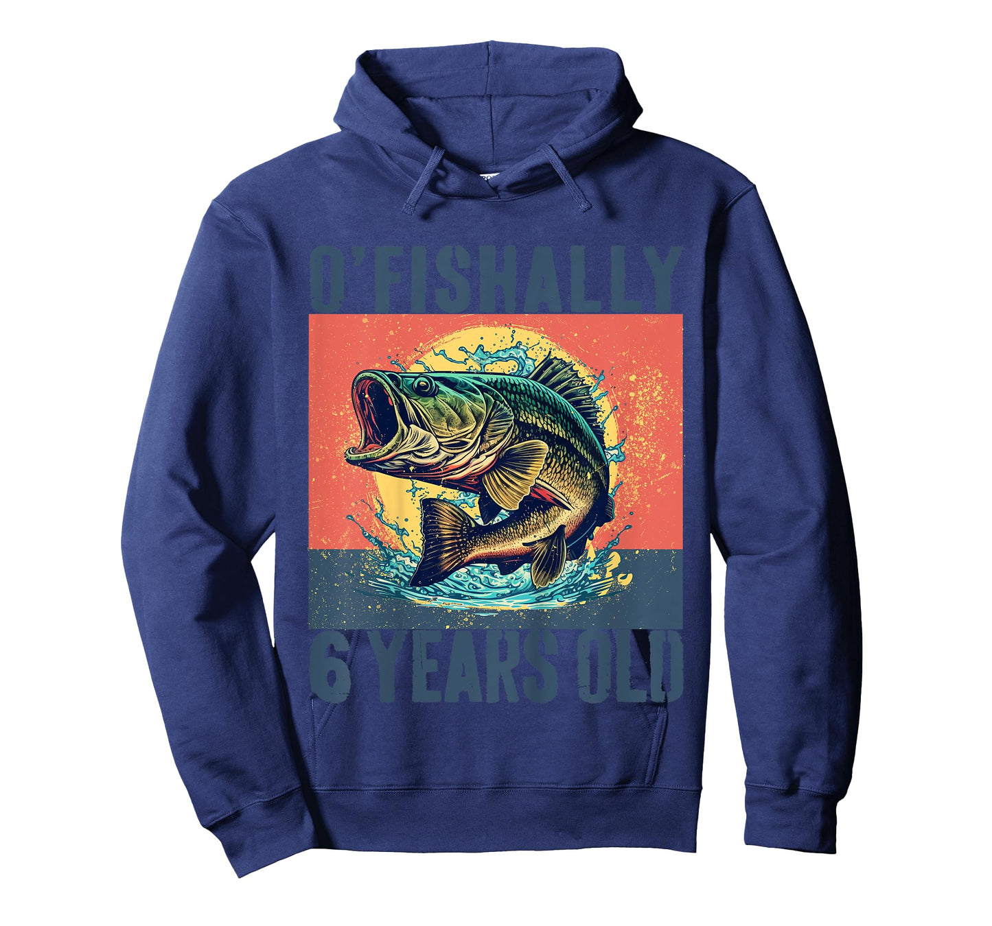 Ofishally 6 Years Old 2019 Fishing Fisherman 6th Birthday T-Shirt