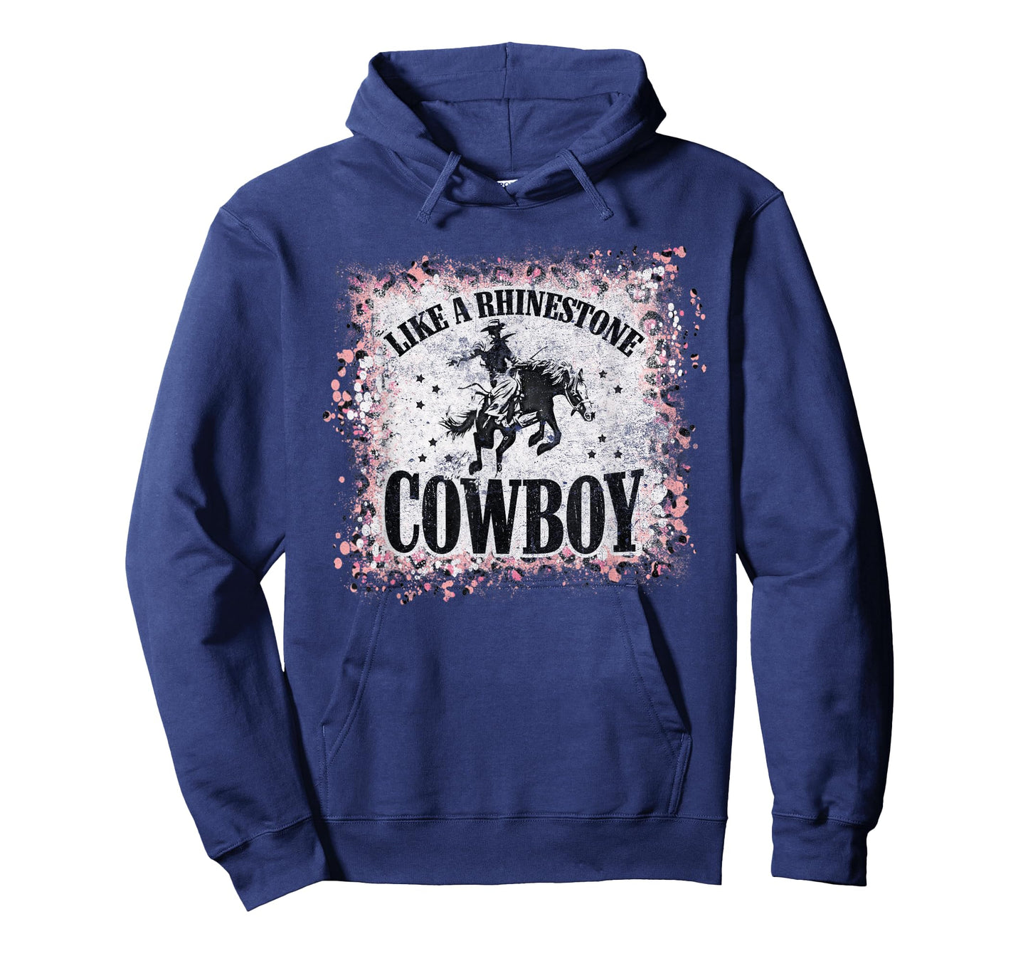 Vintage Leopard Bleached Like A Rhinestone Cowboy Horseback T-Shirt