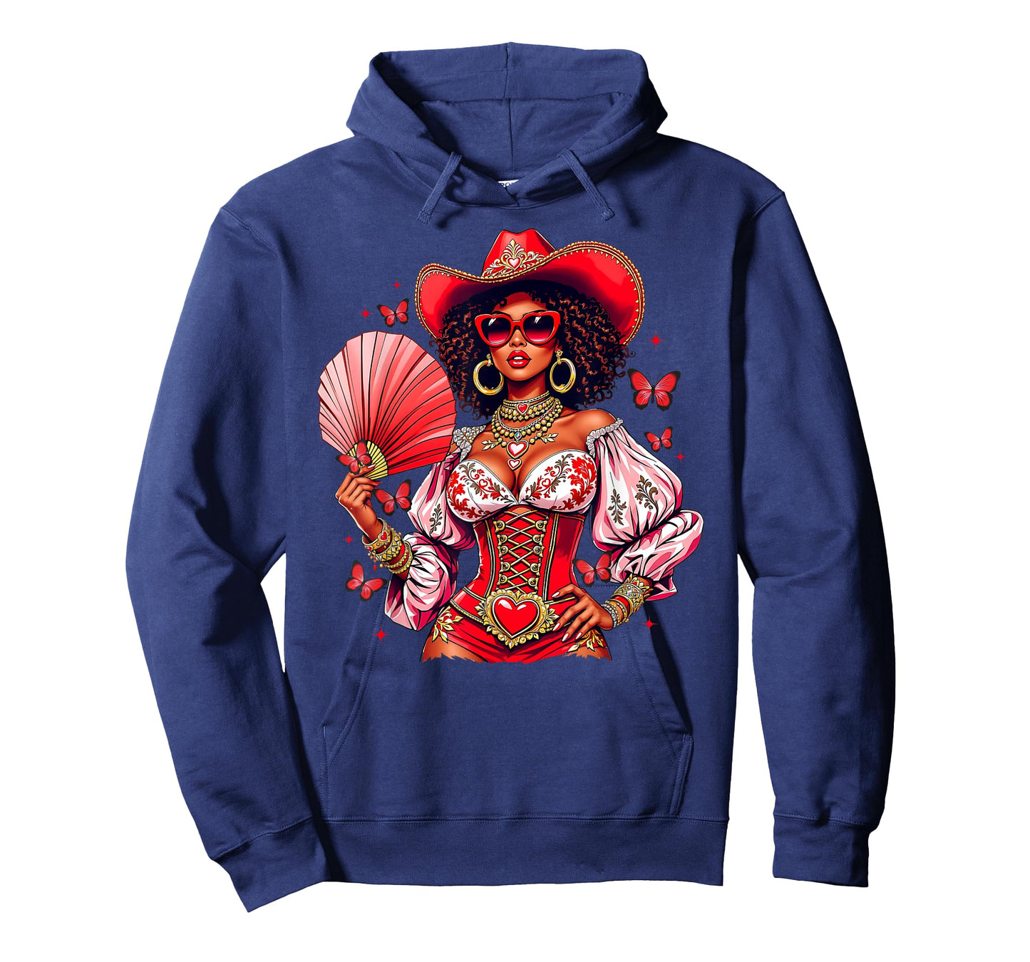 Black African American Cowgirl Texas Rodeo Western Country T-Shirt