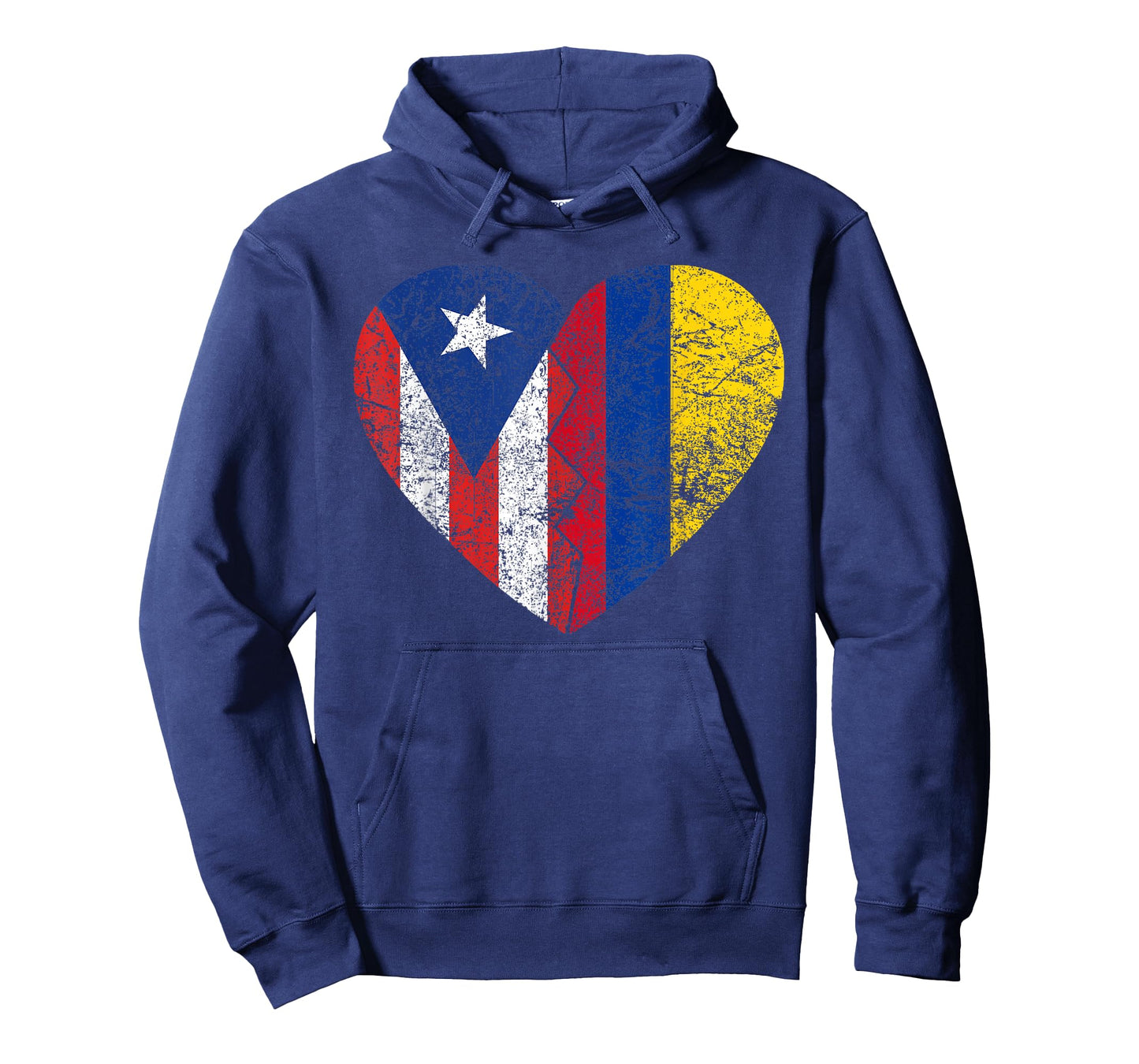 Colombian Puerto Rican Flags Heart | Puerto Rico Colombia T-Shirt