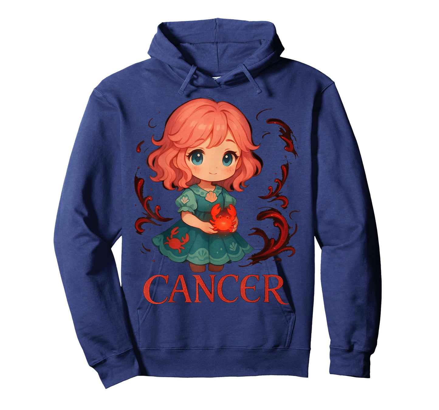 Cute Anime Cancer Zodiac Girl T-Shirt