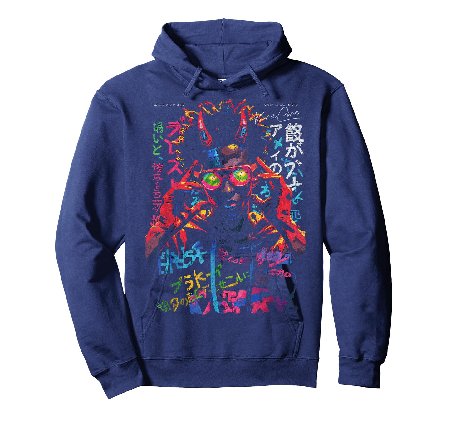 Japanese Streetwear Afro Cyberpunk Y2K Techwear Manga Anime T-Shirt