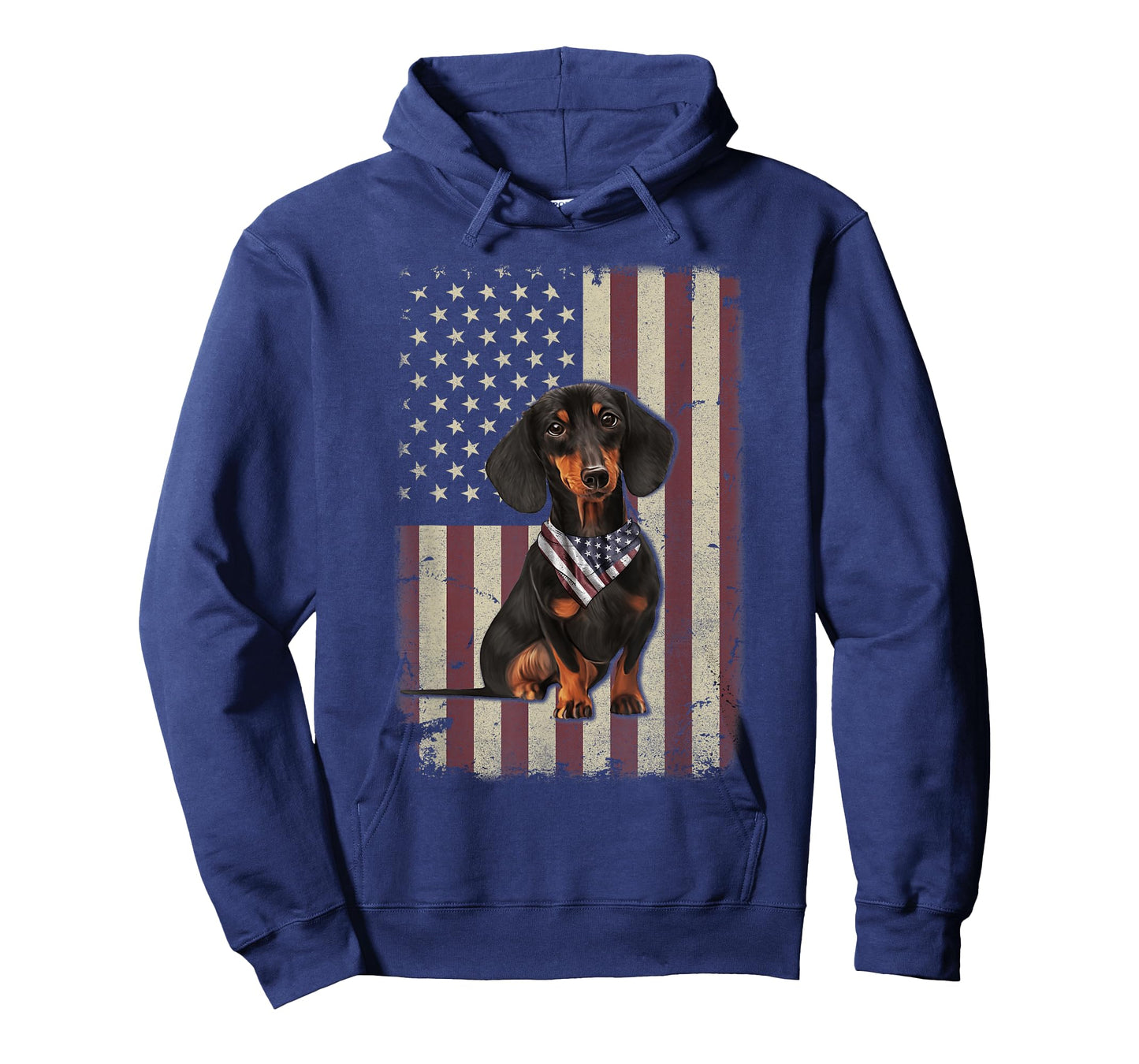 Dachshund American Flag Bandana 4th of July Tshirt Gifts T-Shirt