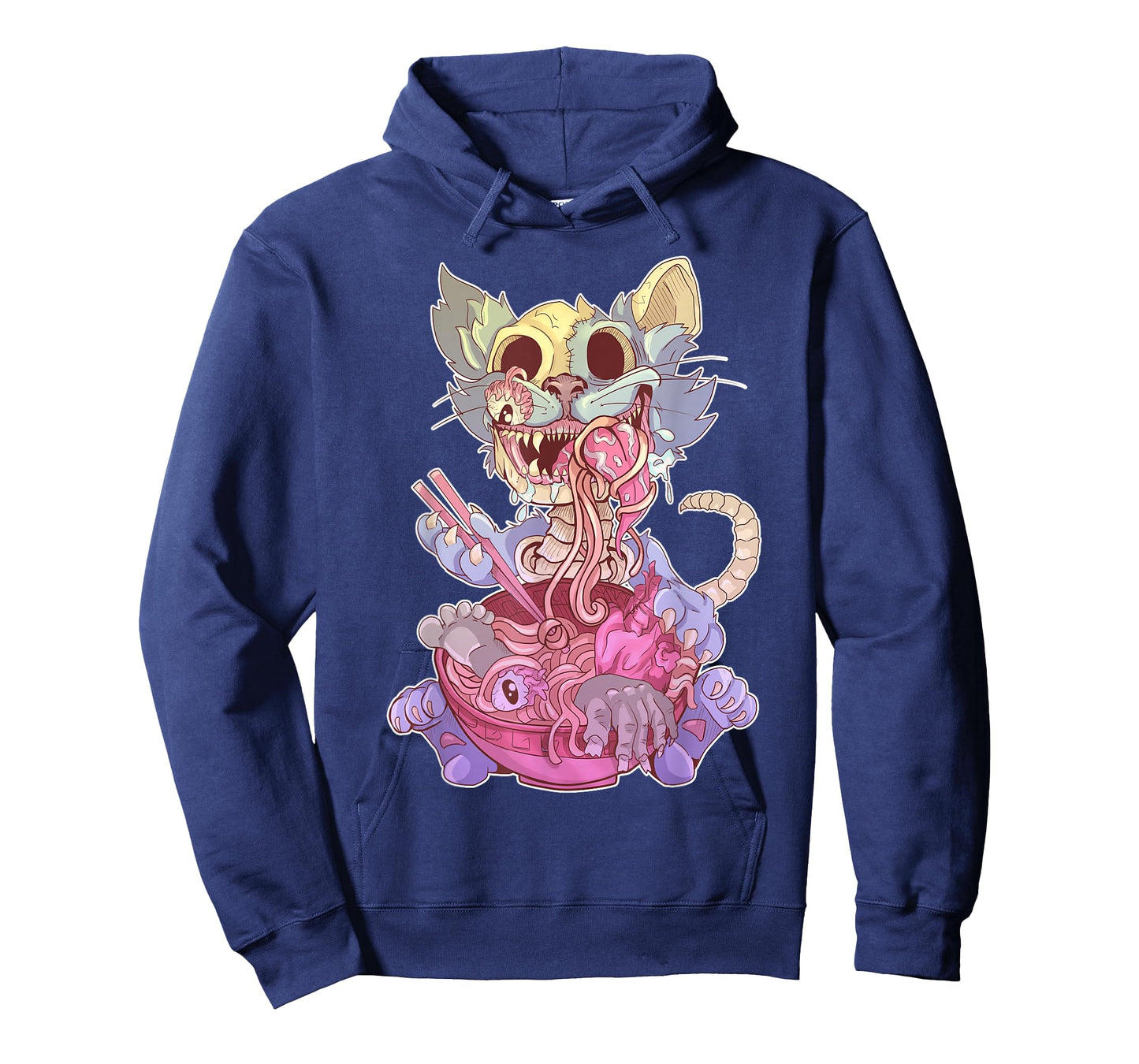 Ramen Shirt Pastel Goth Kawaii Weird Cat Eating Ramen Otaku T-Shirt