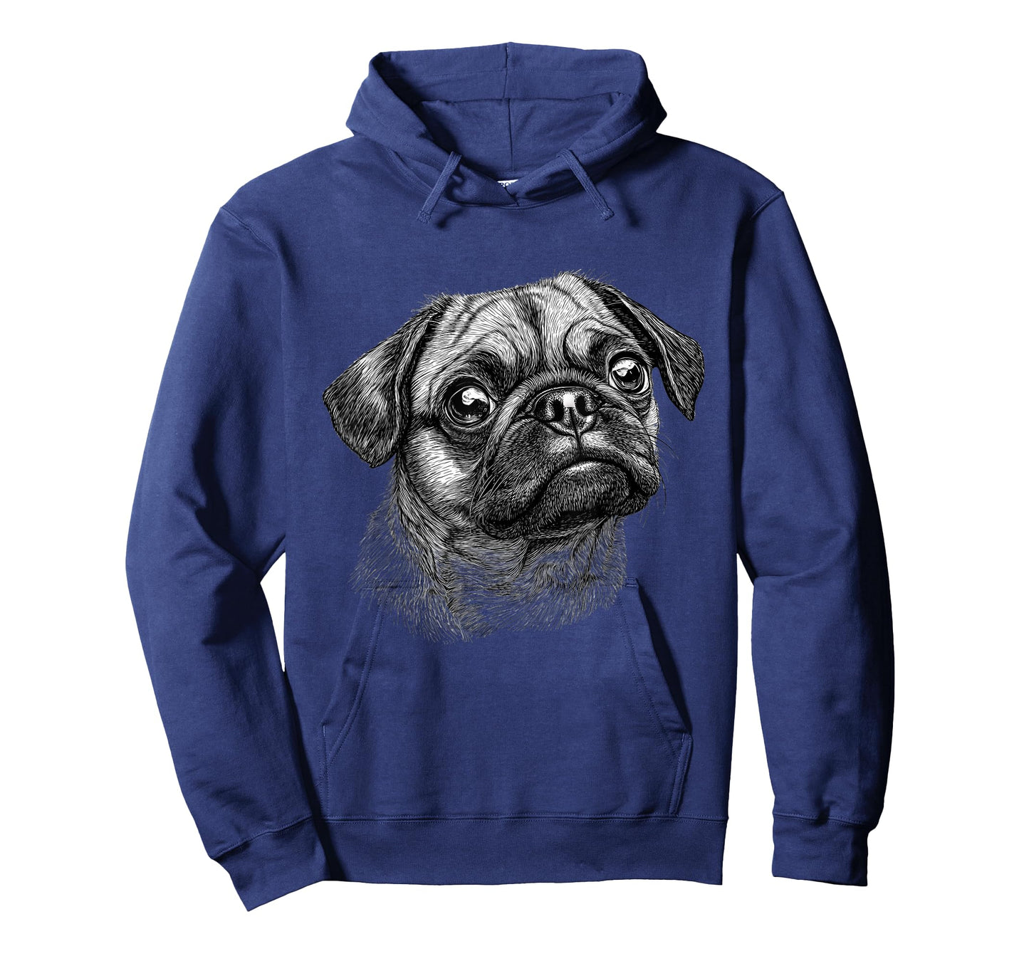 Pug Dog Face Colorful Portrait Animal Cute Pug Lover T-Shirt