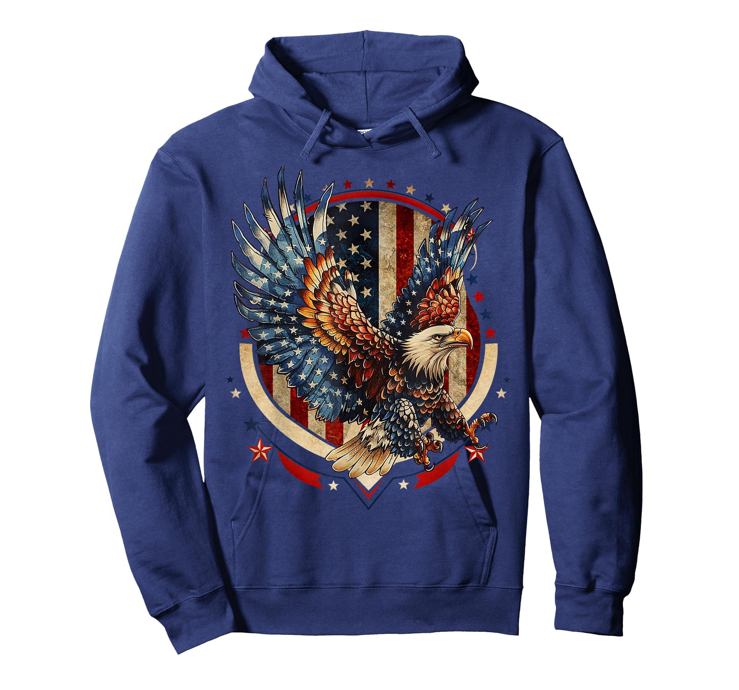 American Bald Eagle USA Flag Patriotic Eagle 4th of July T-Shirt