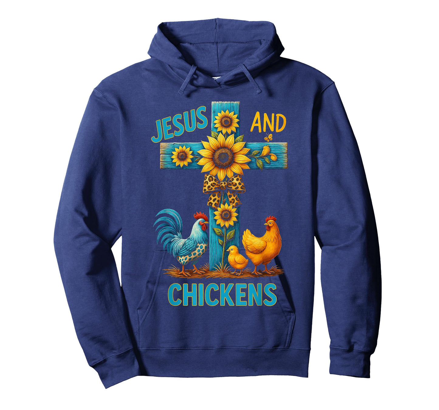Chicken Raising and Jesus Praising Farm family Life Gifts T-Shirt