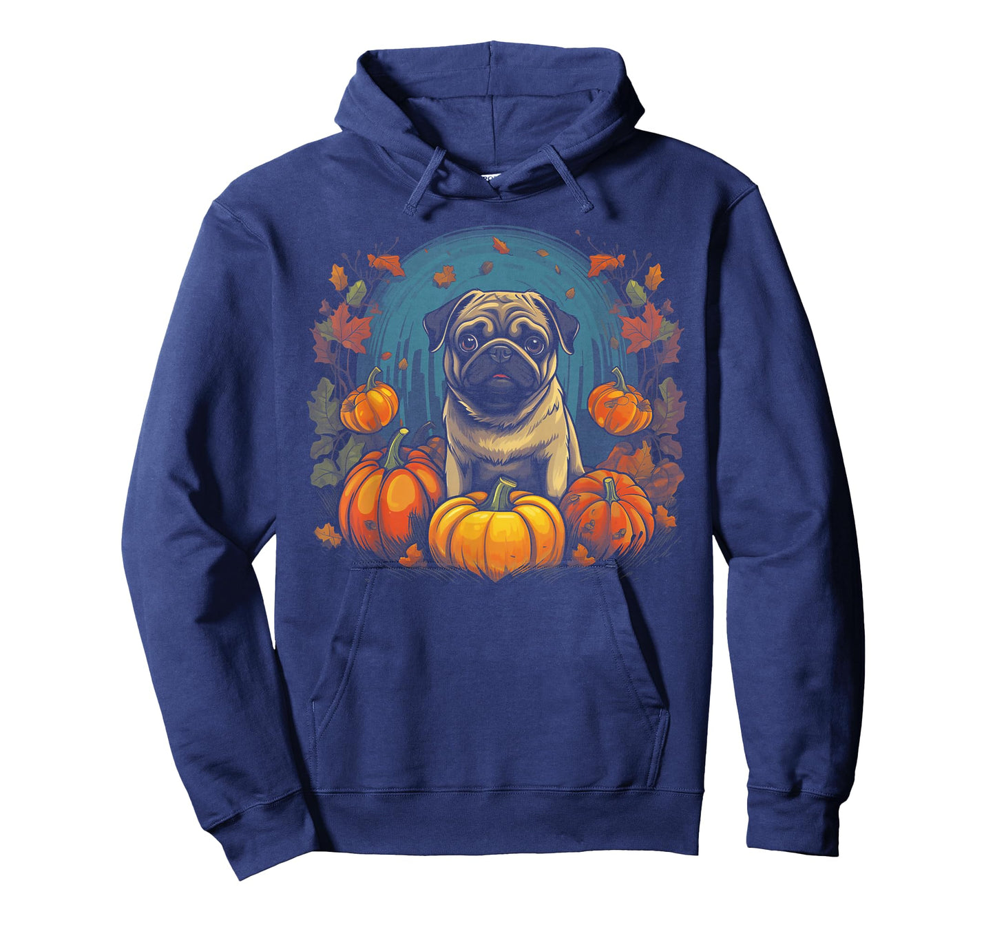 Pug Dog - Pumpkin Thanksgiving Fall Halloween T-Shirt