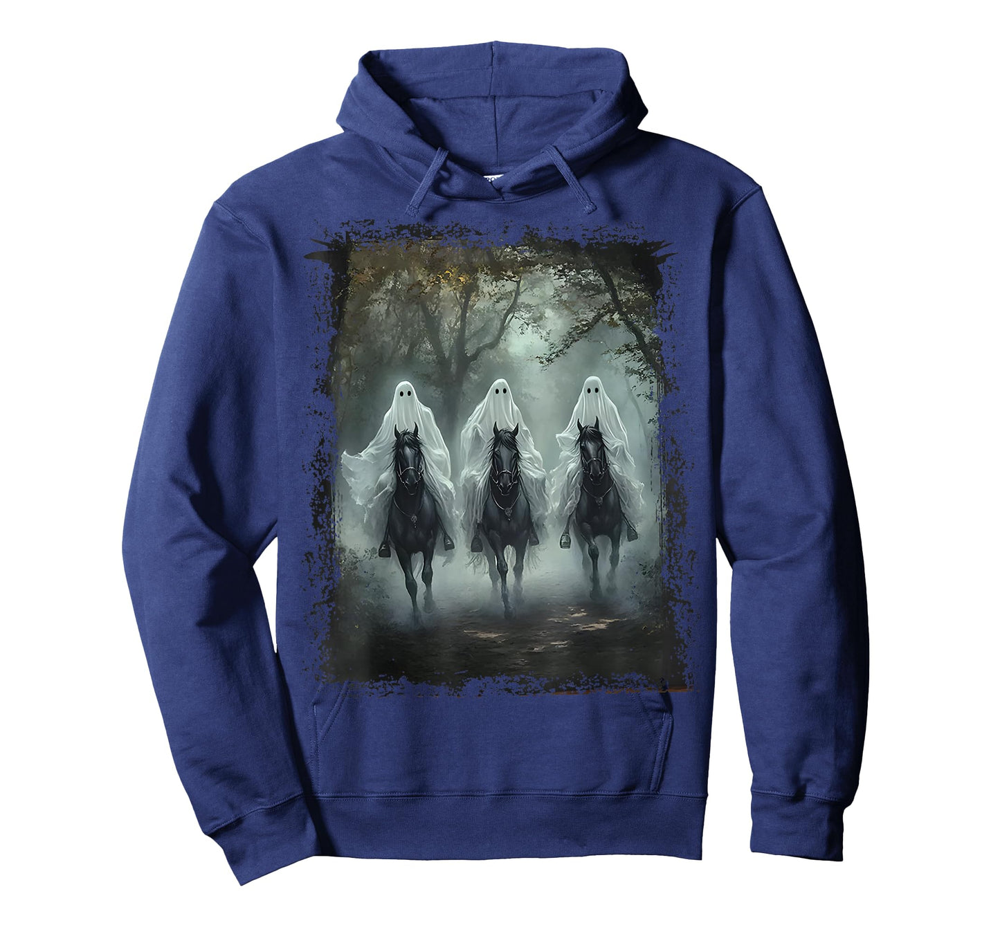 The Silent Riders Ghost Riding Horse Halloween Boo Horse T-Shirt