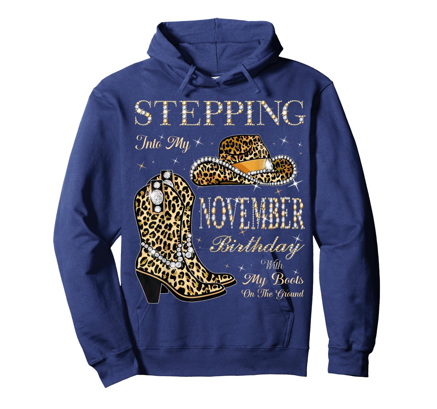 Stepping Into My November Birthday with My Boots On Ground T-Shirt