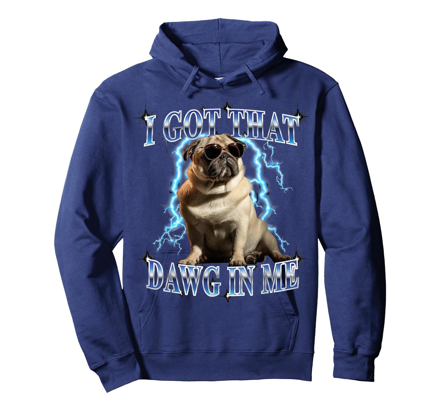 Funny Mens & Womens Retro Vintage Heavy Metal Pug Dog Lover T-Shirt