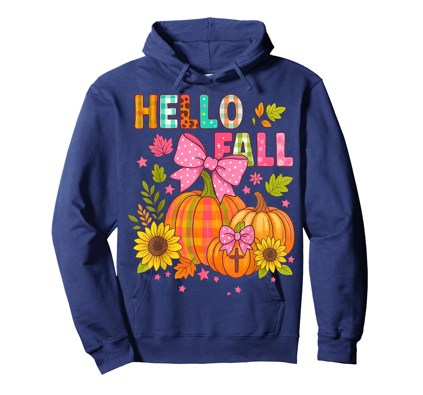 Hello Fall Thanksgiving Coquette Boho Floral Fall Vibes T-Shirt