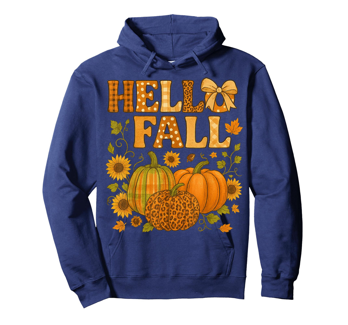 Hello Fall Thanksgiving Coquette Boho Floral Fall Vibes T-Shirt
