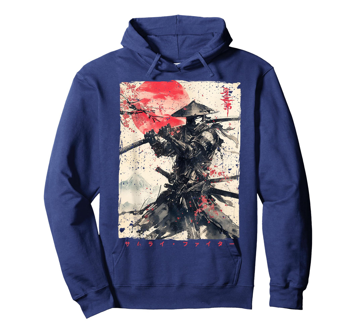 Japan Samurai Warrior Fighter Ukiyo Ink Artwork Samurai T-Shirt