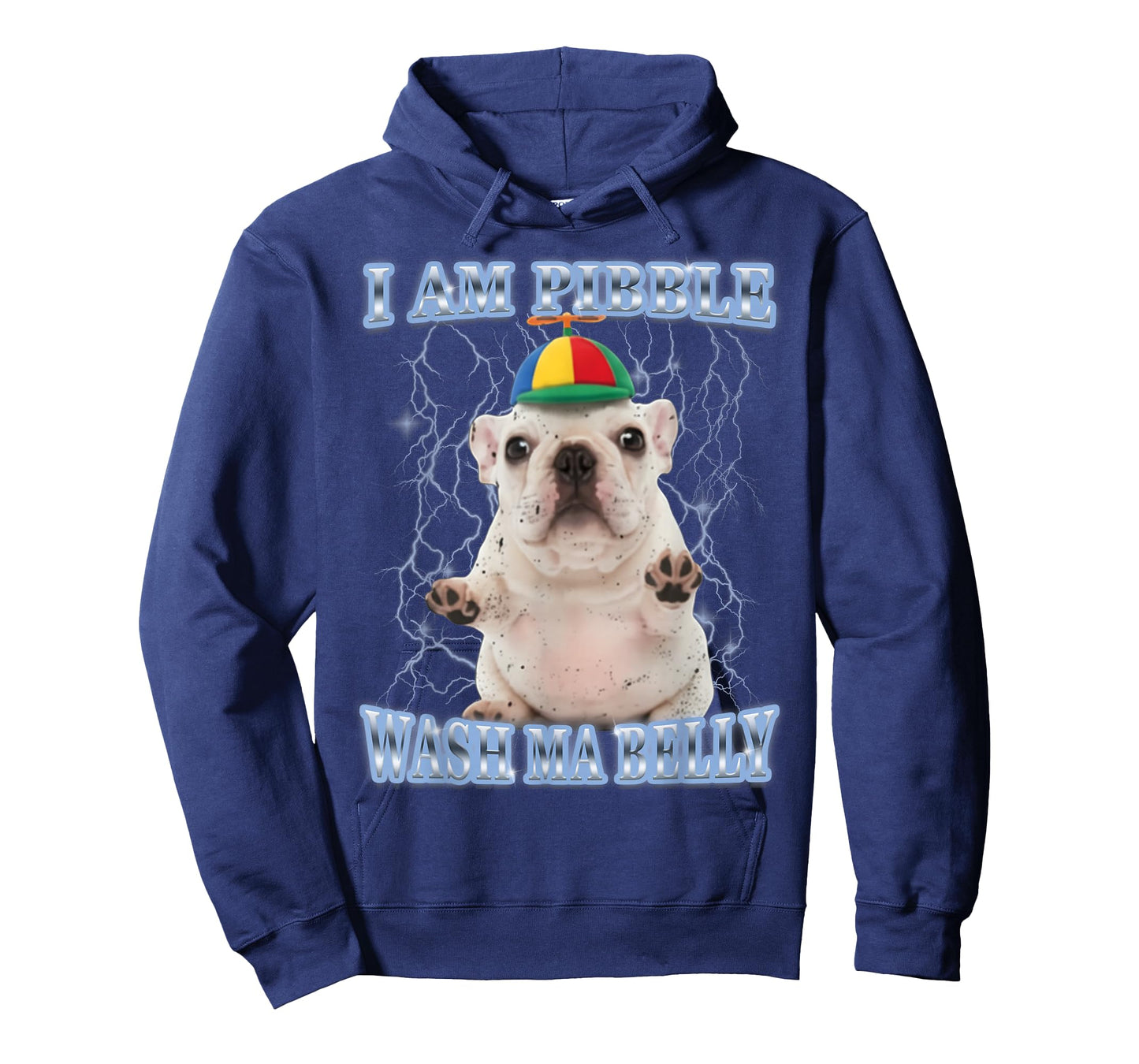 I am Pibble Dog Puppy Wash Clean My Belly Funny Meme T-Shirt