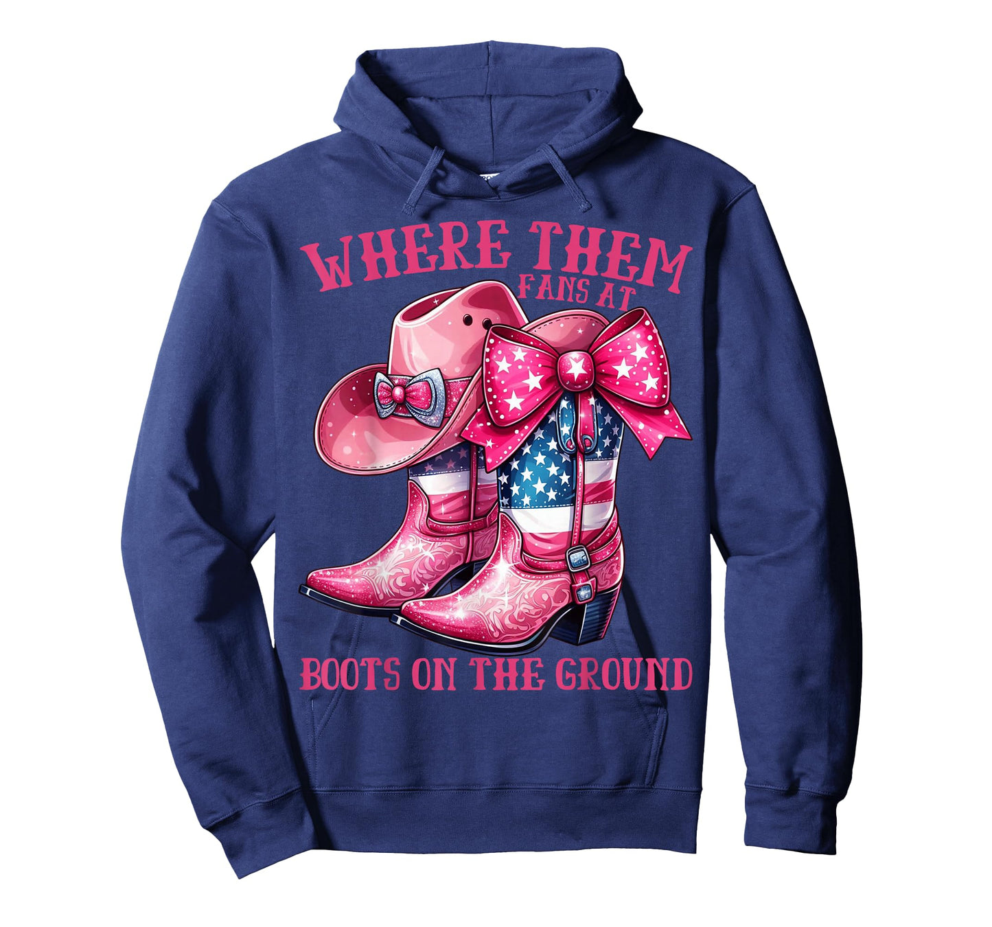 Where Them Fans On Da Ground Cowgirl T-Shirt