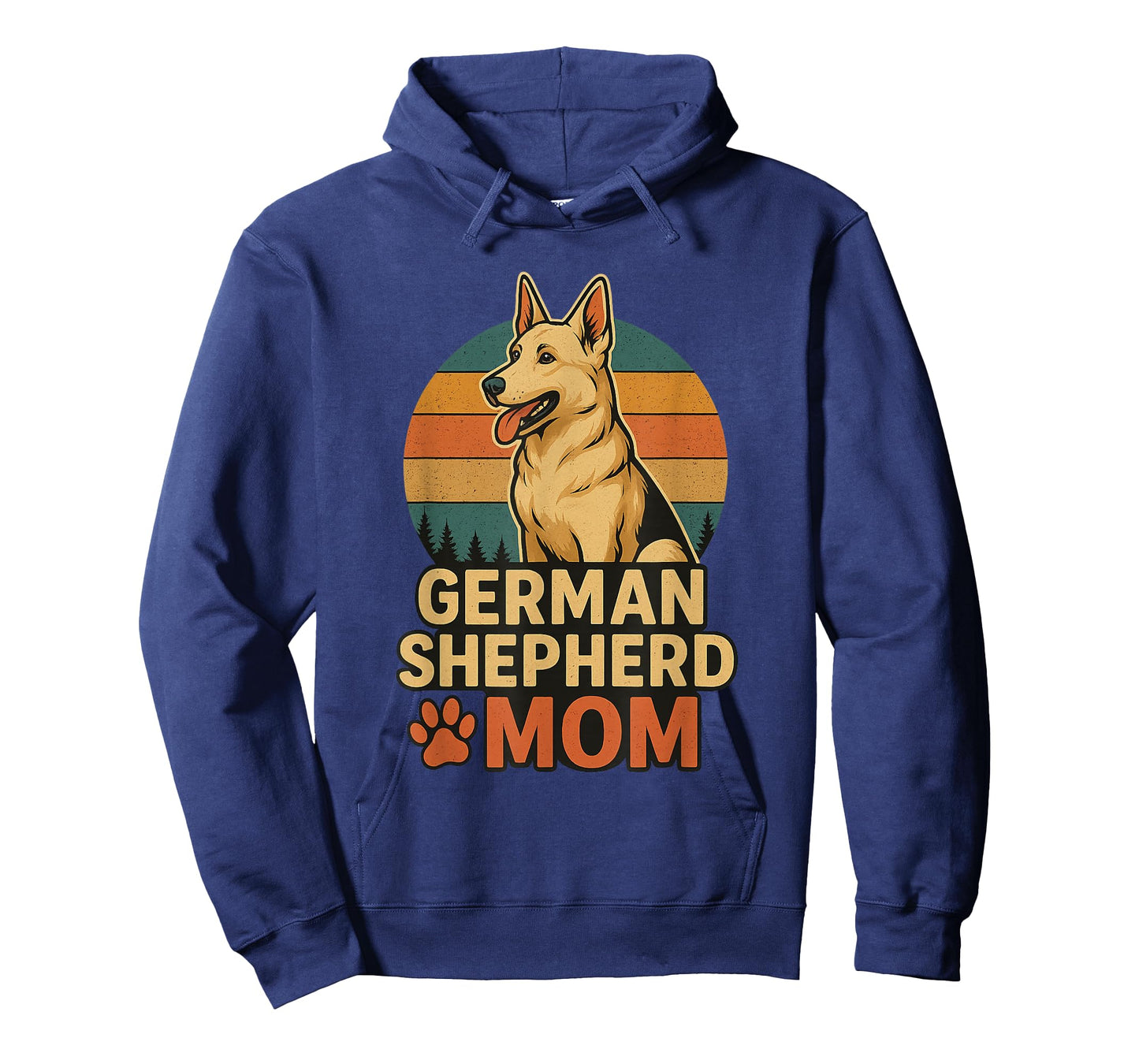 German Shepherd Mom Retro Vintage Dog Lover T-Shirt