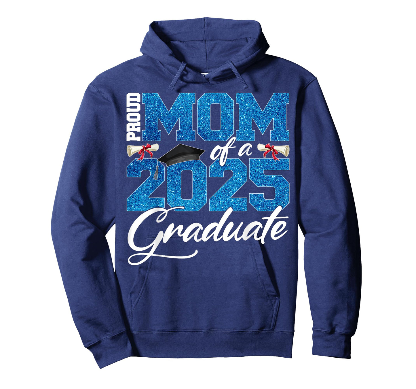 Proud Mom Of A Class Of 2025 Senior Graduate Men Women T-Shirt