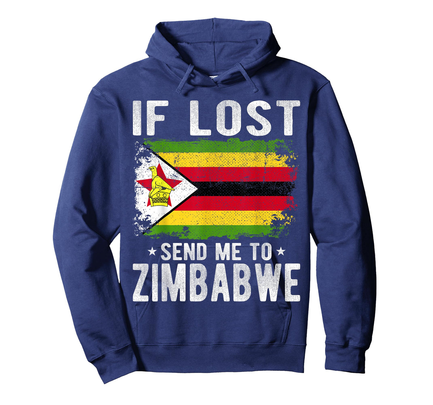 Zimbabwe Flag Souvenir - If lost send me to Zimbabwe T-Shirt