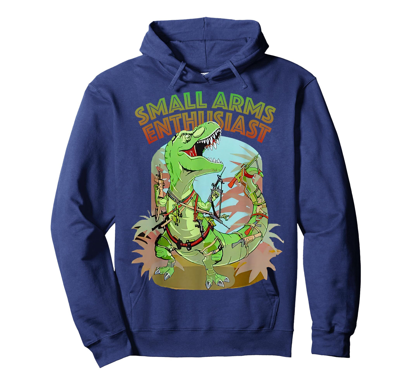 Small Arms Enthusiast Funny T-rex Dinosaur Gun T-Shirt