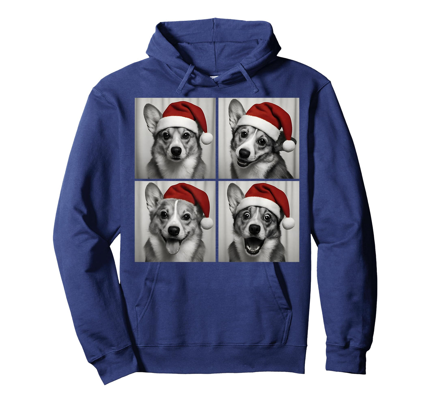 Funny Christmas Corgi Santa Dog Lover Photo Booth T-Shirt