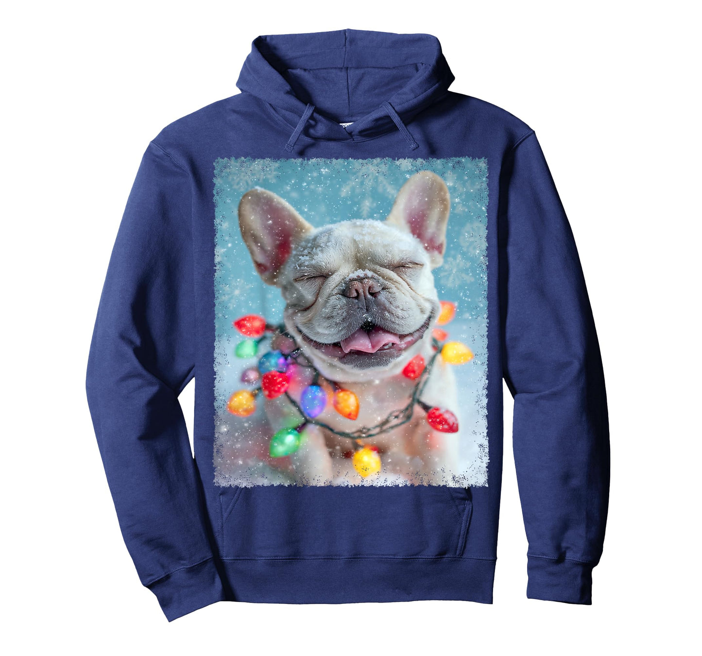 French Bulldog Frenchie Christmas Light T-Shirt